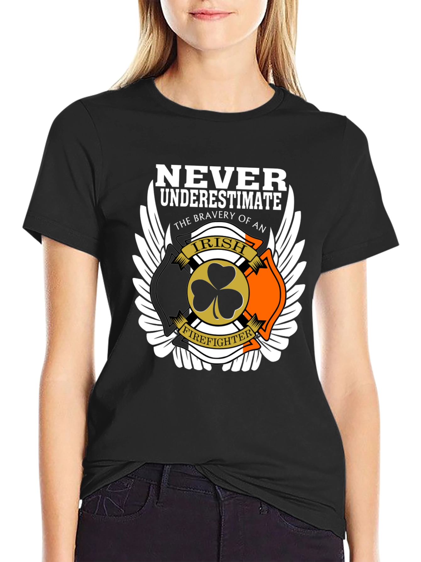 Irish Firefighter Bravery T-Shirt