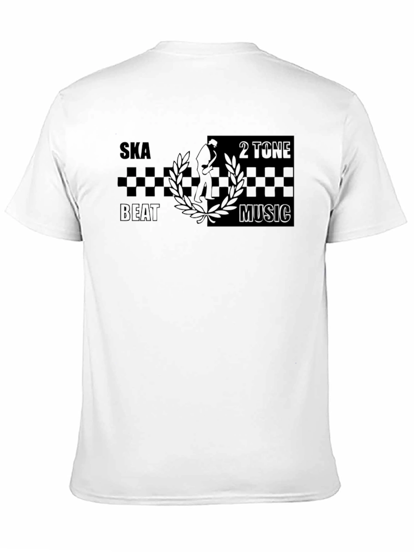 Ska Beat 2 Tone Music Graphic T-Shirt