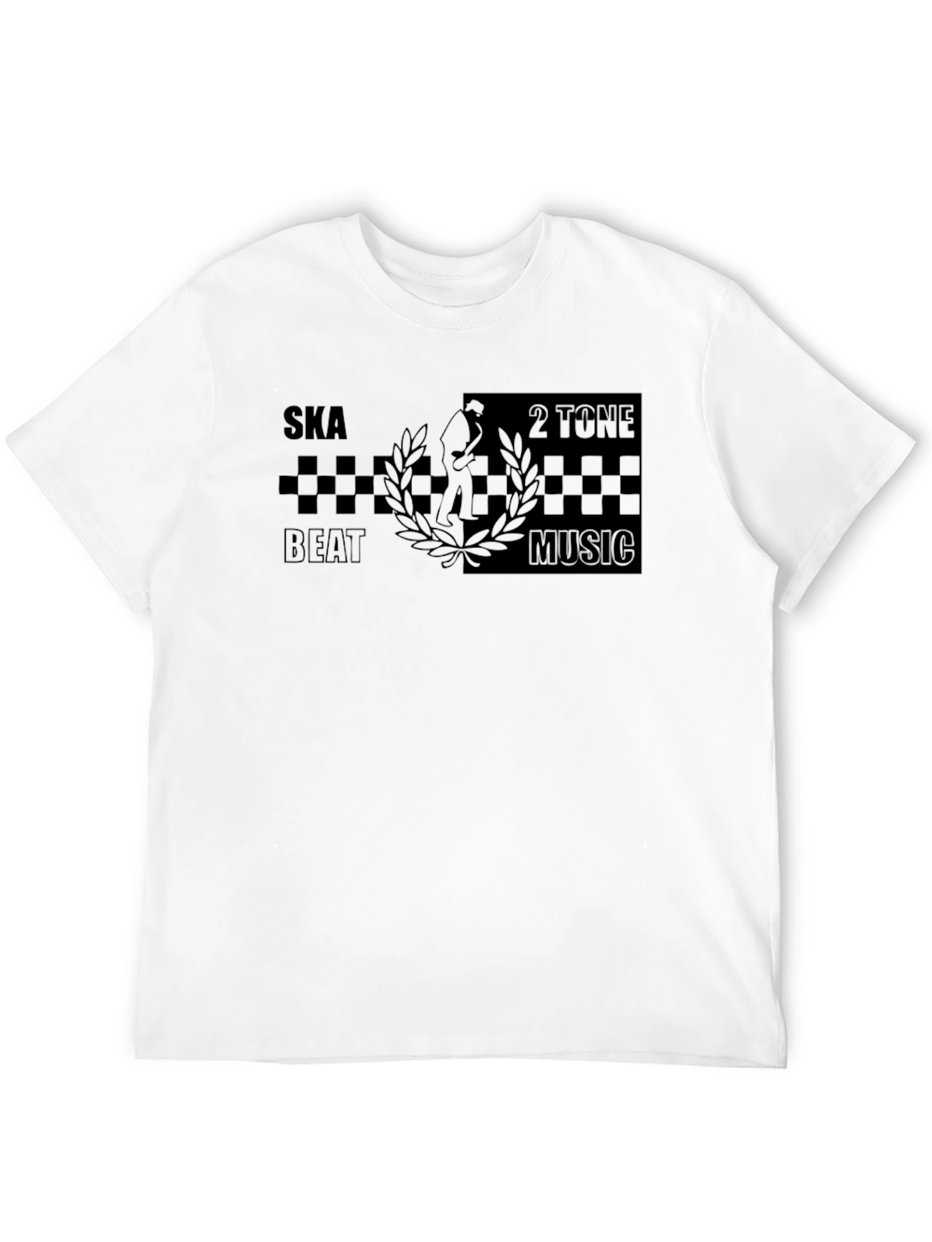 Ska Beat 2 Tone Music Graphic T-Shirt
