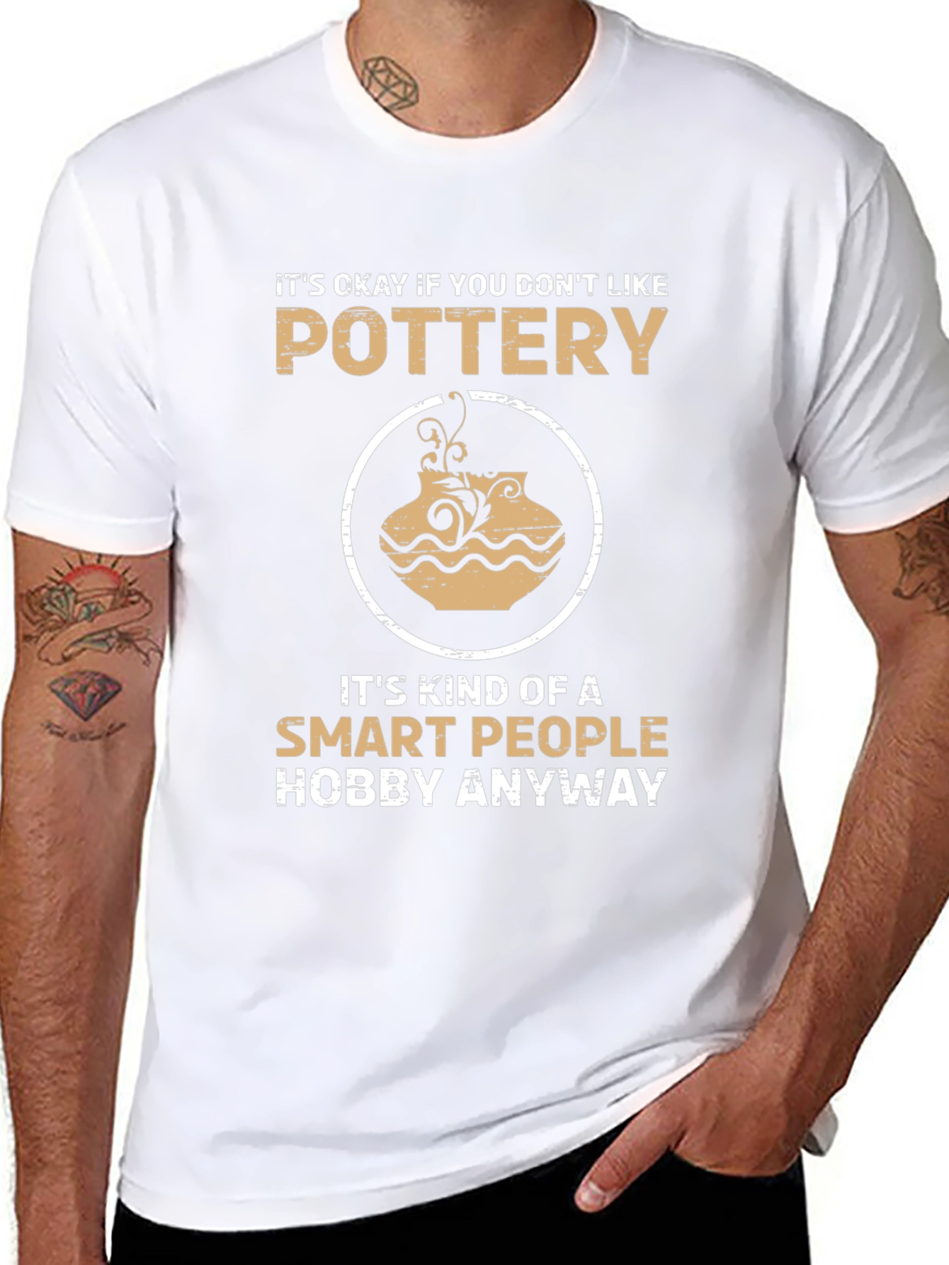 Pottery Lover T-Shirt - Smart People Hobby Tee