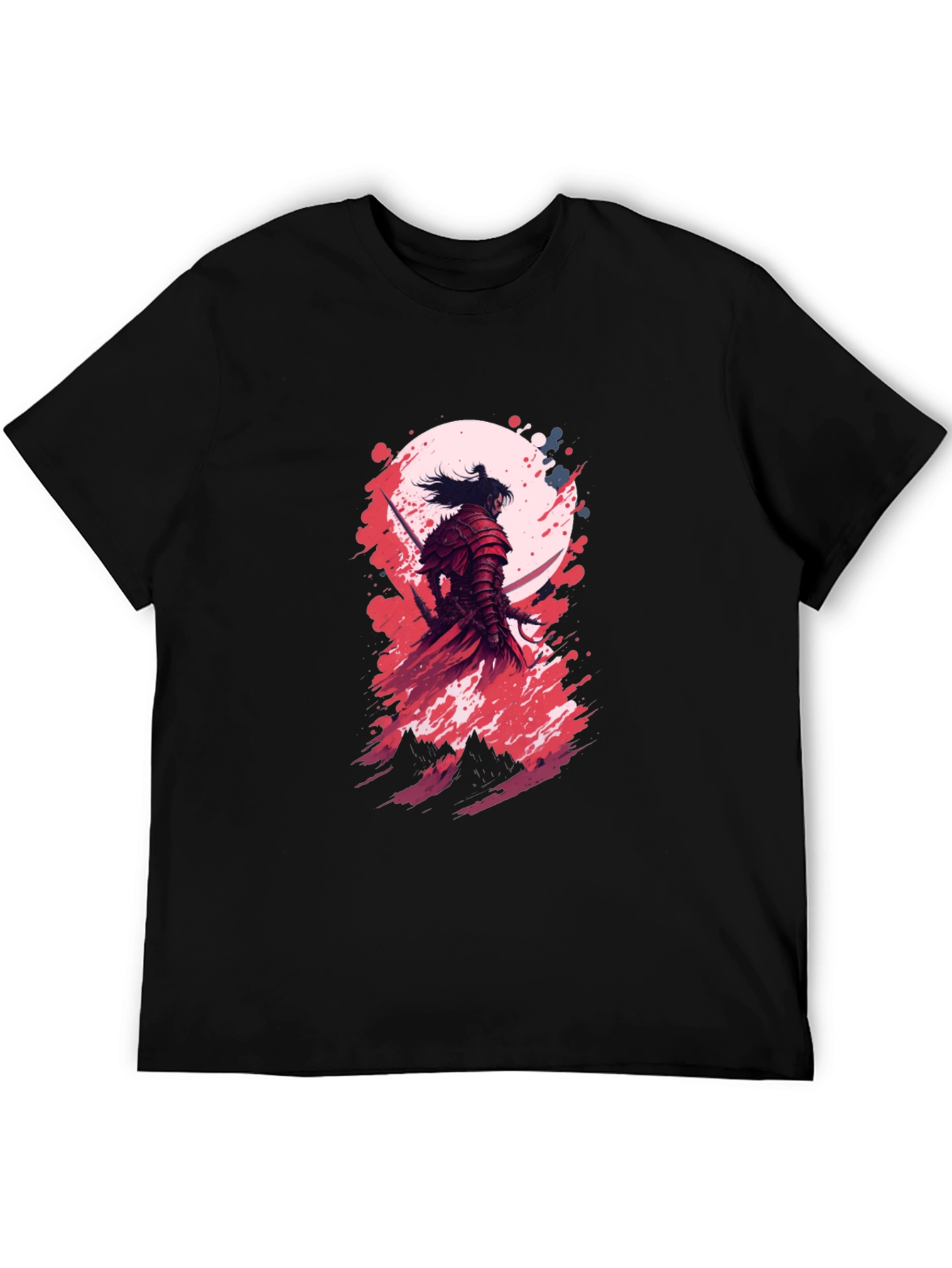 Samurai Graphic T-Shirt - Mens Stylish Tee
