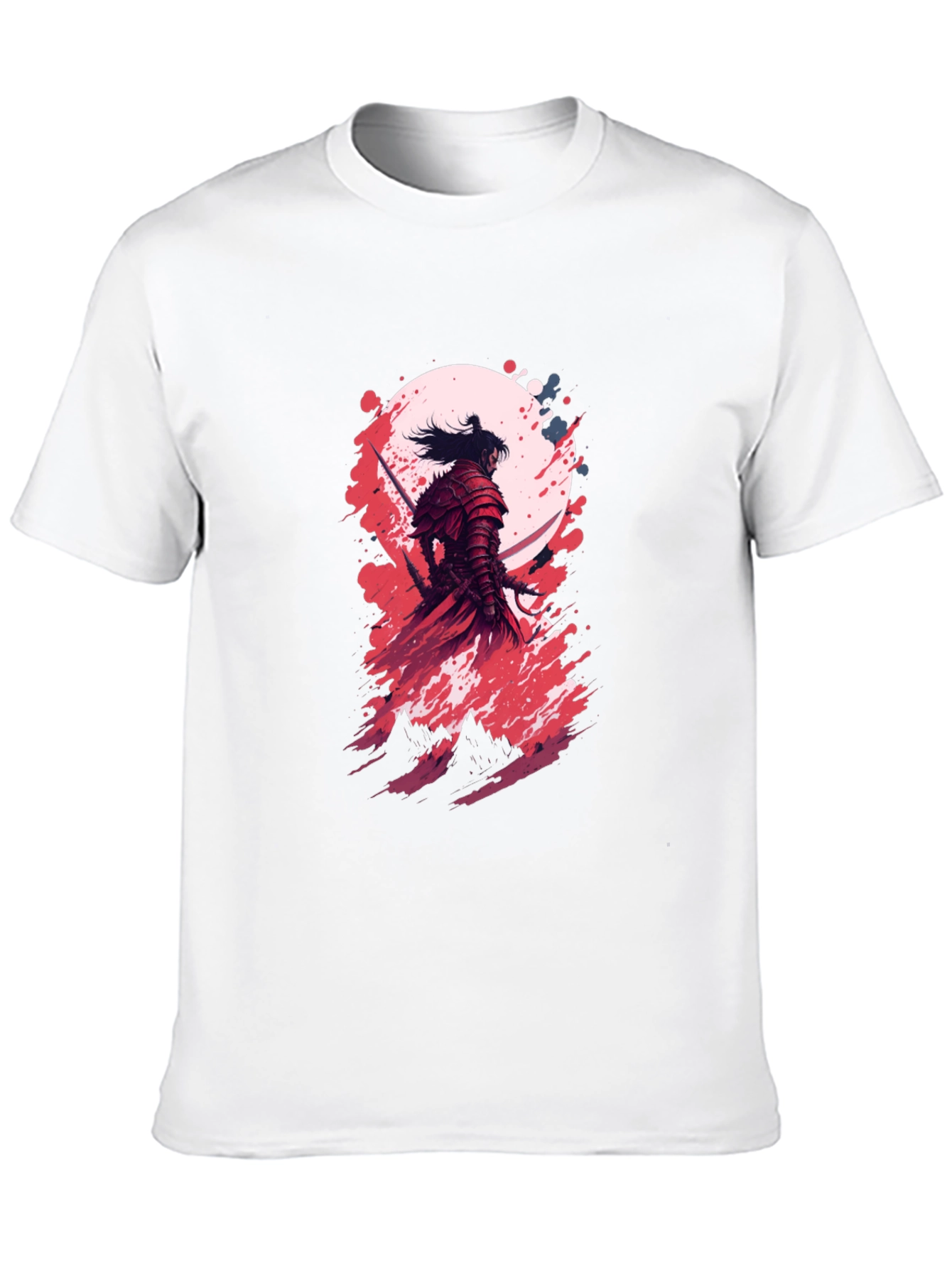 Samurai Graphic T-Shirt - Mens Stylish Tee
