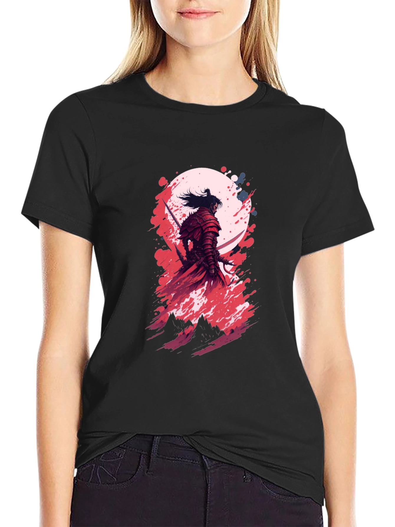 Samurai Graphic T-Shirt - Mens Stylish Tee