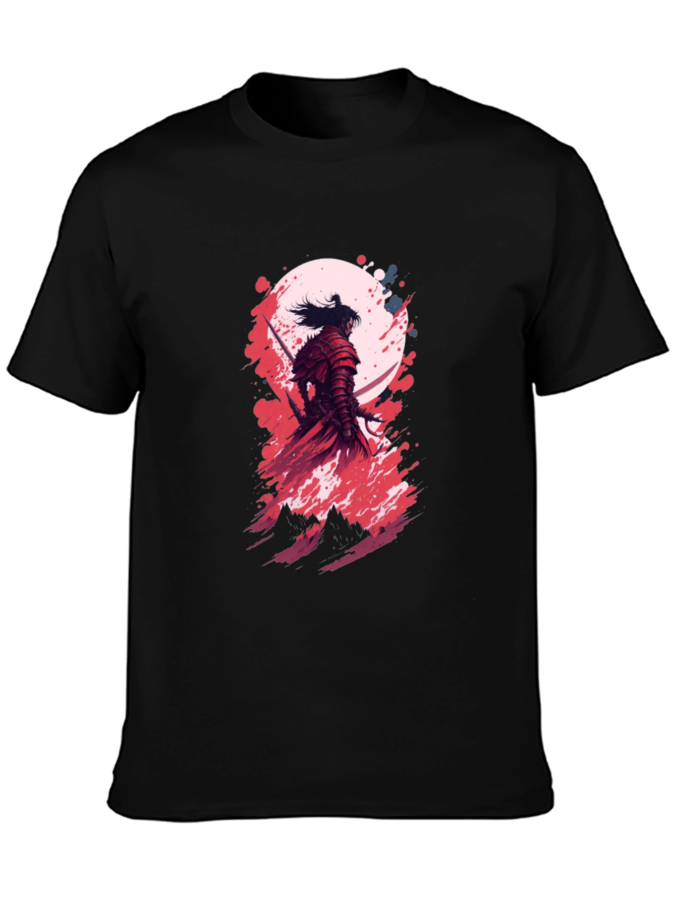 Samurai Graphic T-Shirt - Mens Stylish Tee