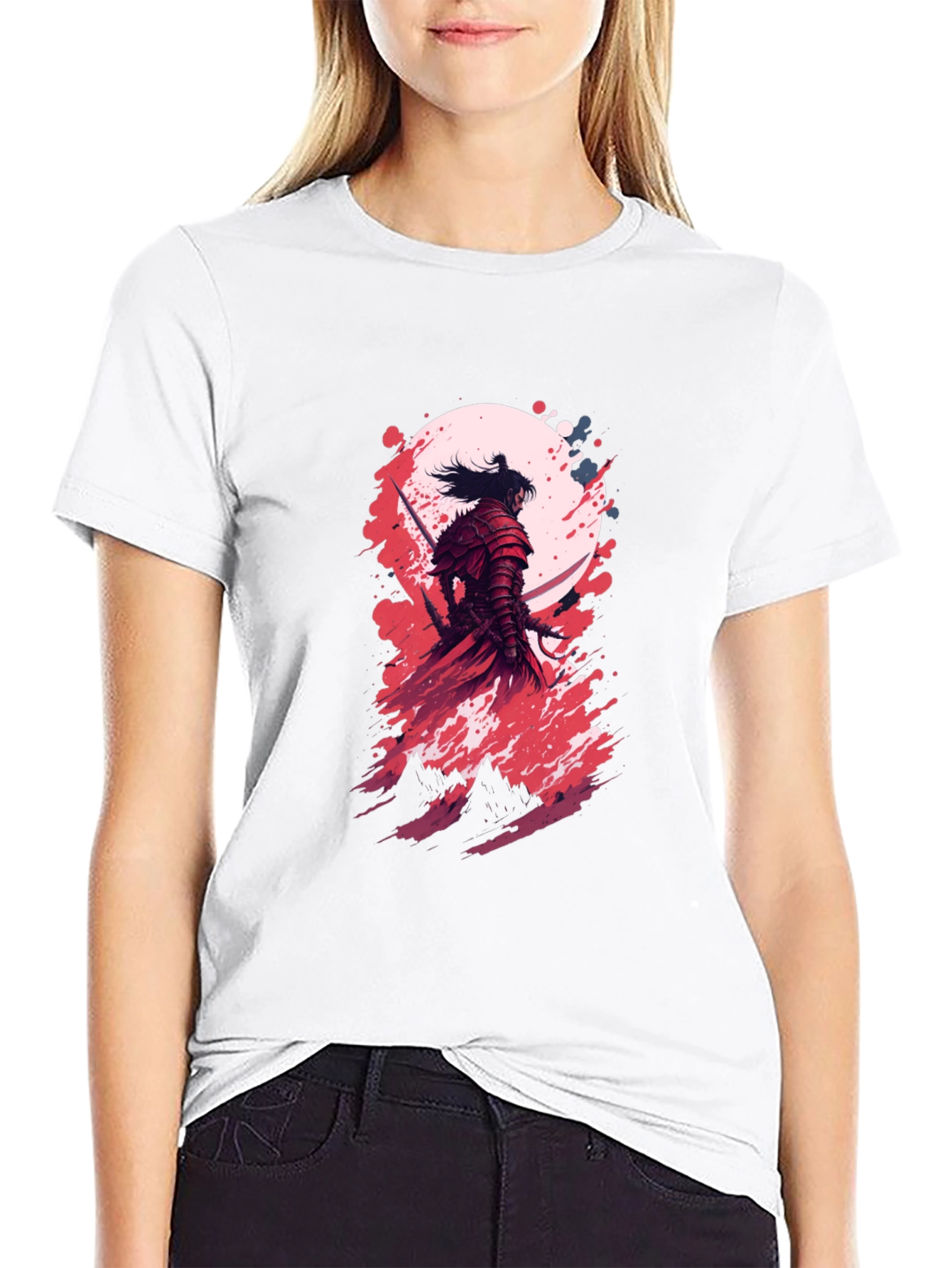 Samurai Graphic T-Shirt - Mens Stylish Tee