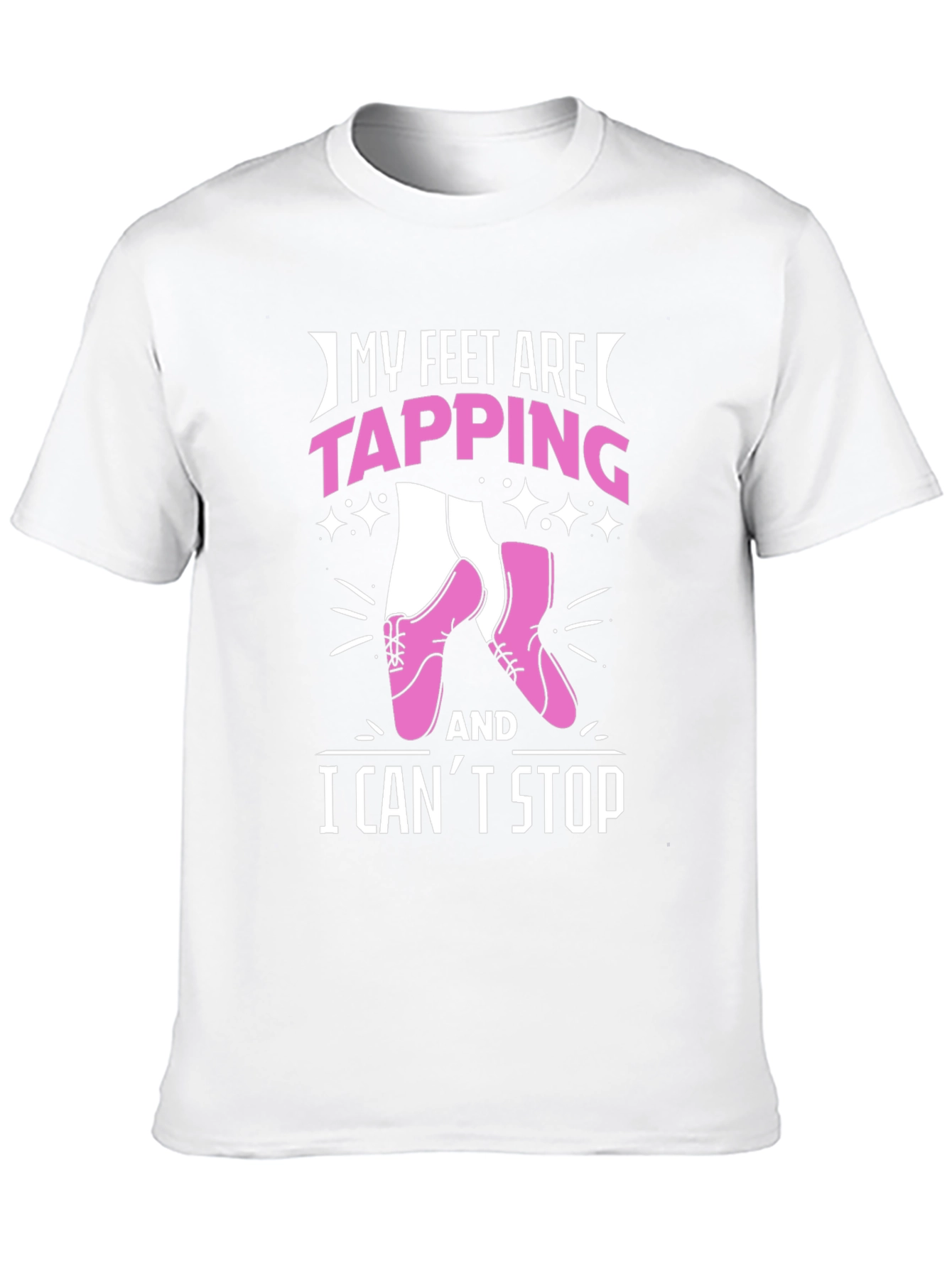 My Feet are Tapping Black T-Shirt