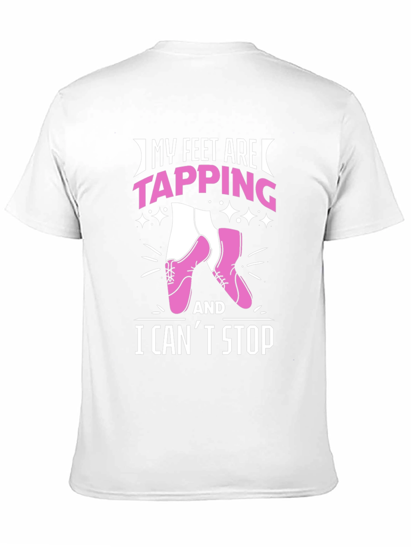 My Feet are Tapping Black T-Shirt