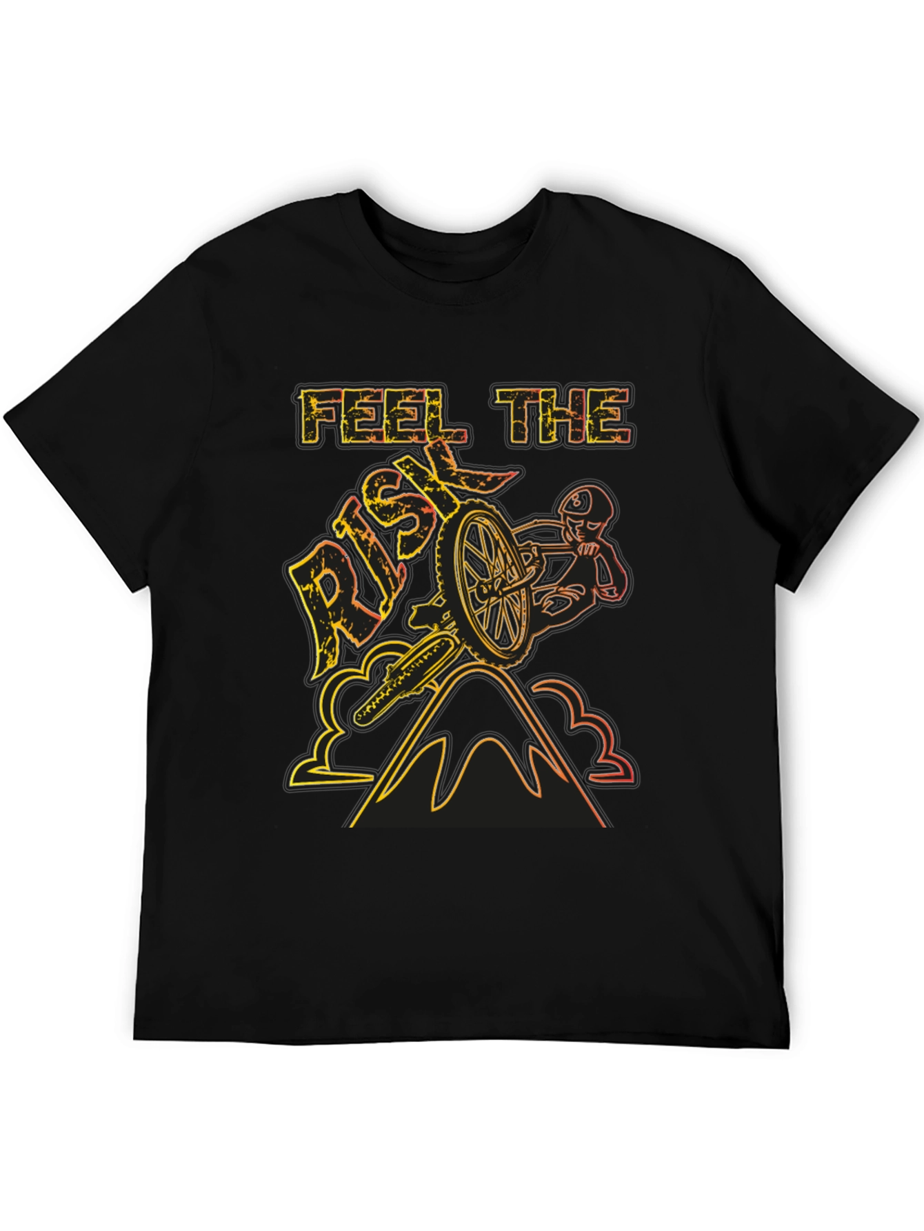 Feel The Risk Mountain Bike T-Shirt