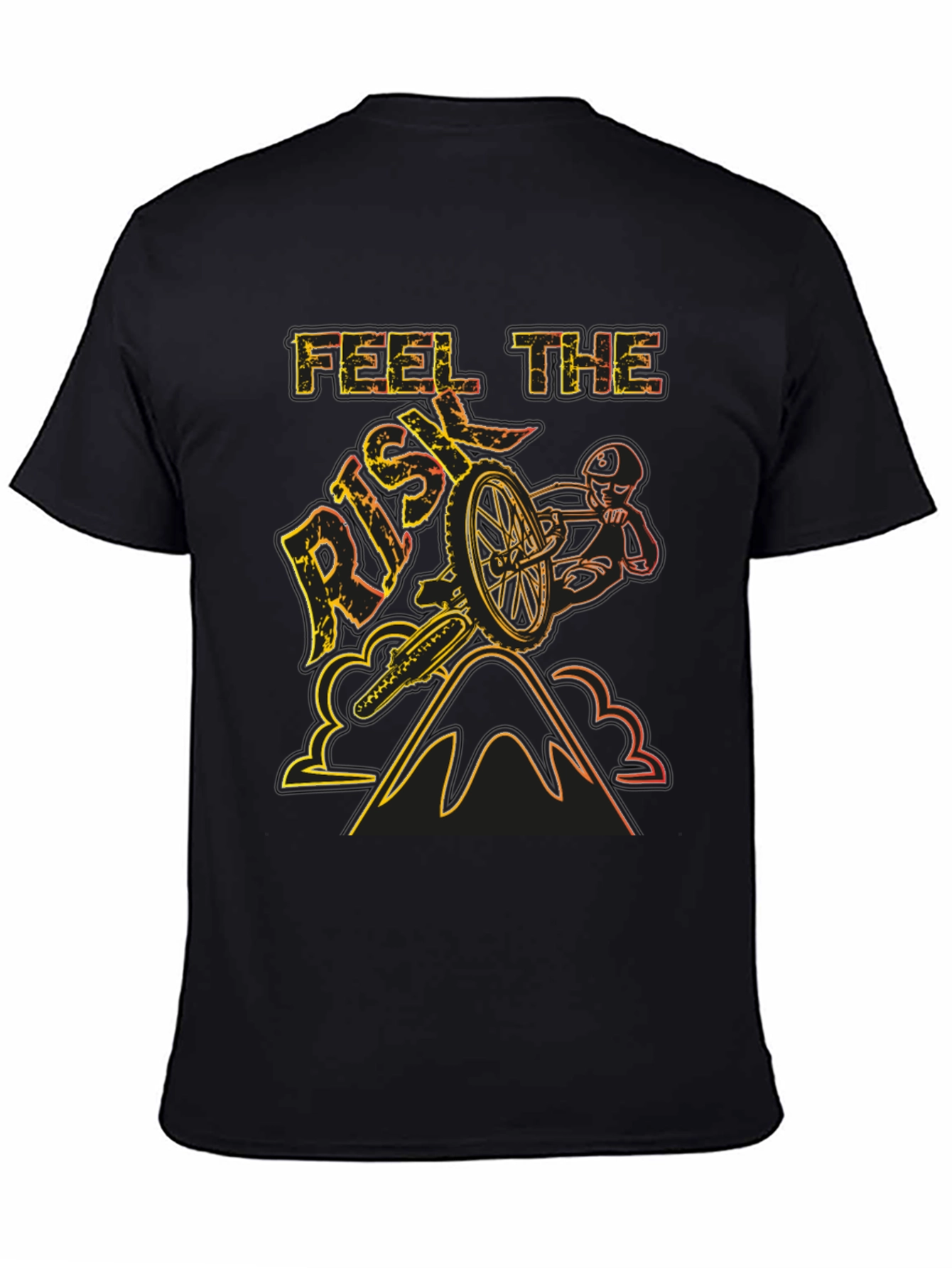 Feel The Risk Mountain Bike T-Shirt