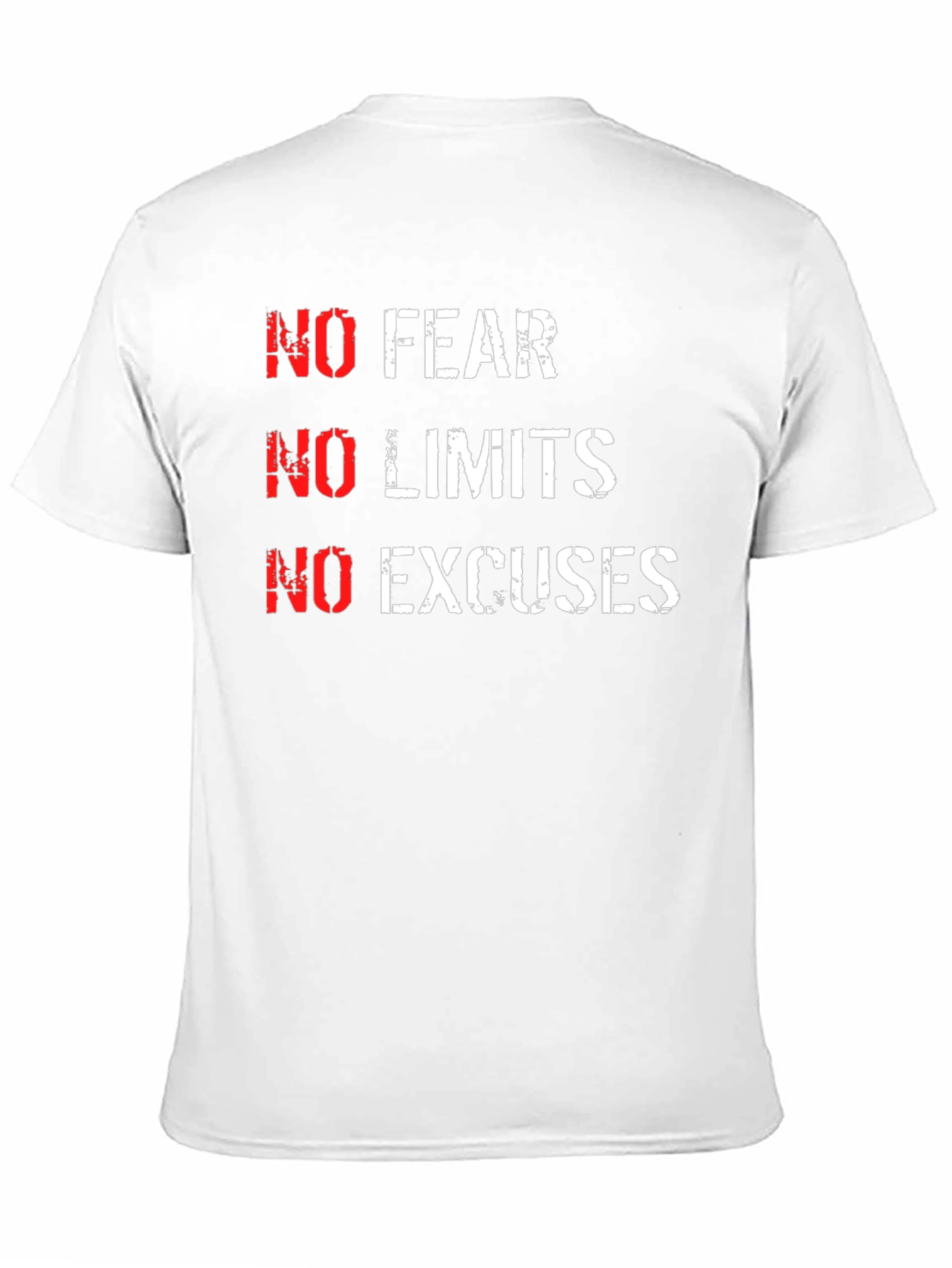 No Fear No Limits No Excuses - Graphic T-Shirt