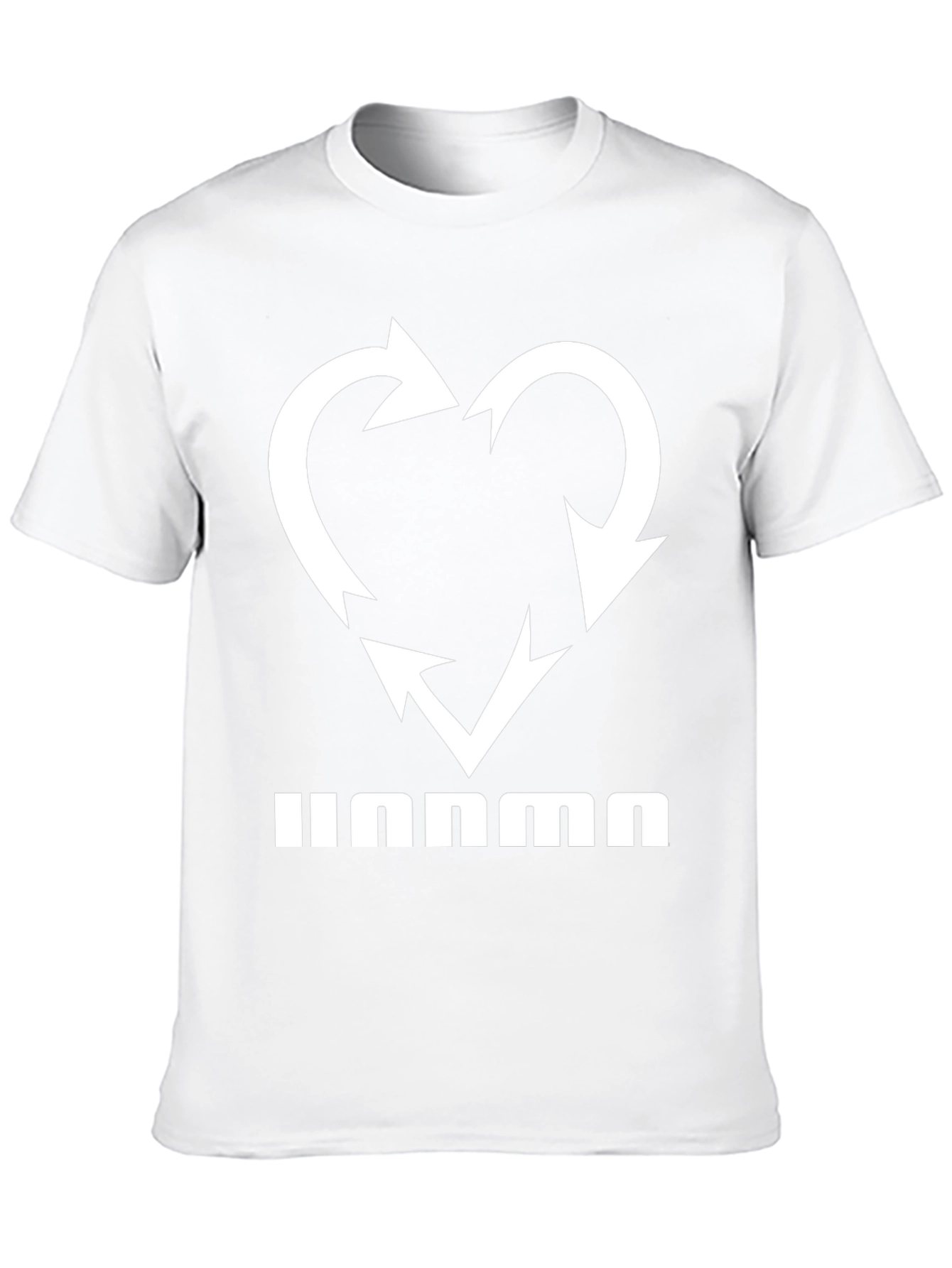 Heart Recycle Arrows Black Tee