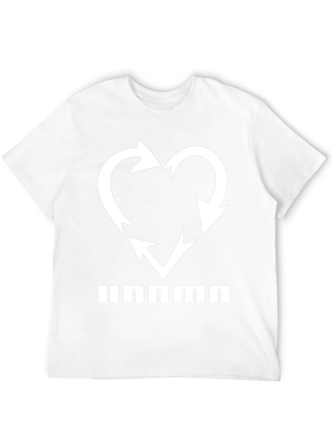 Heart Recycle Arrows Black Tee