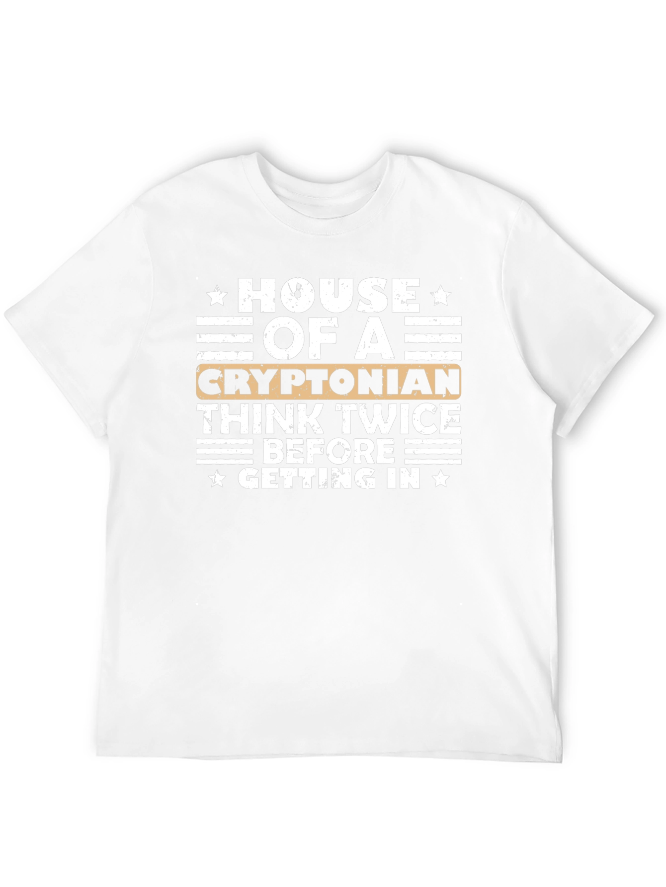 House of A Cryptonian Black Graphic T-Shirt
