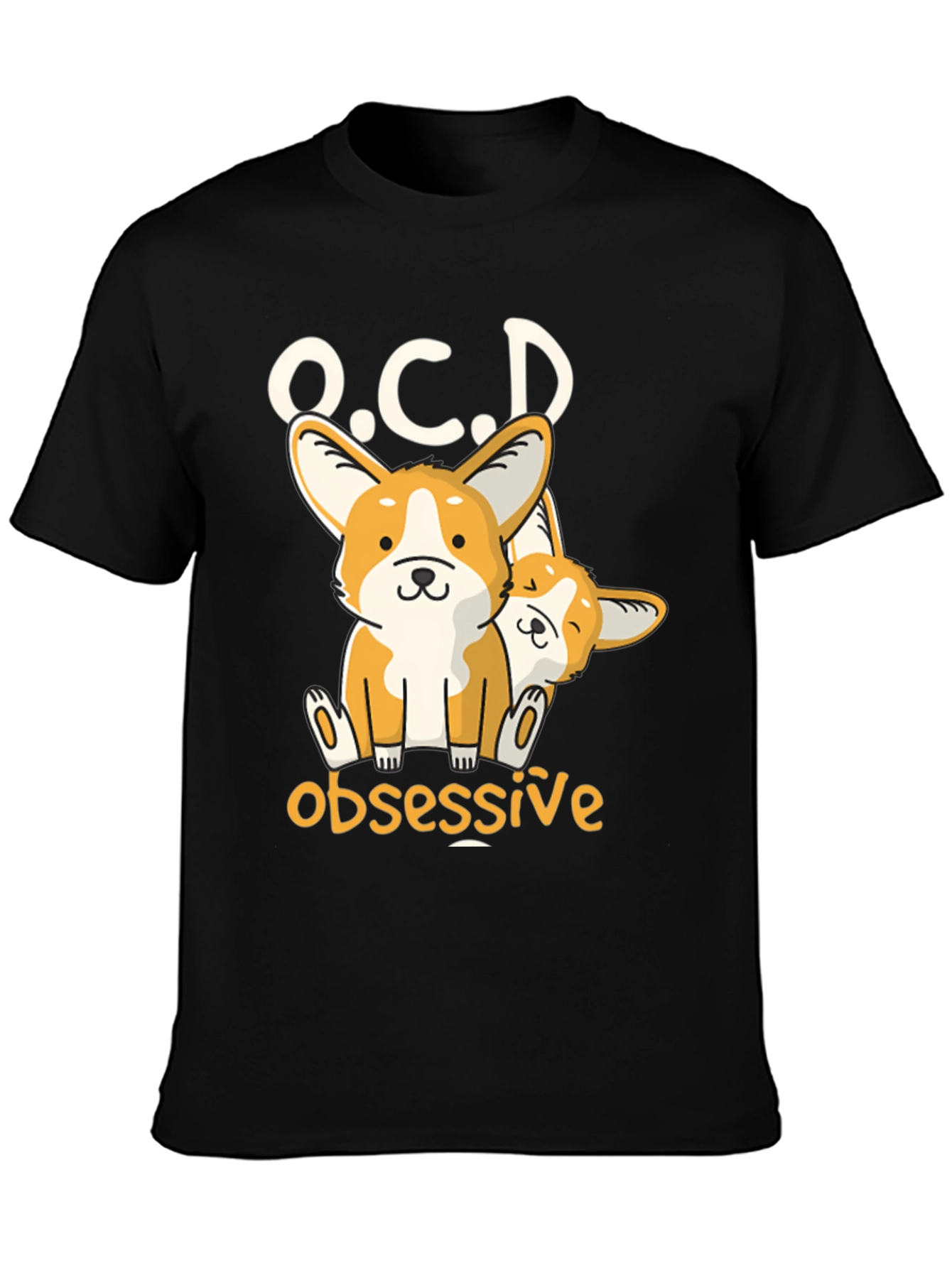 O.C.D Obsessive Corgi Dog T-Shirt