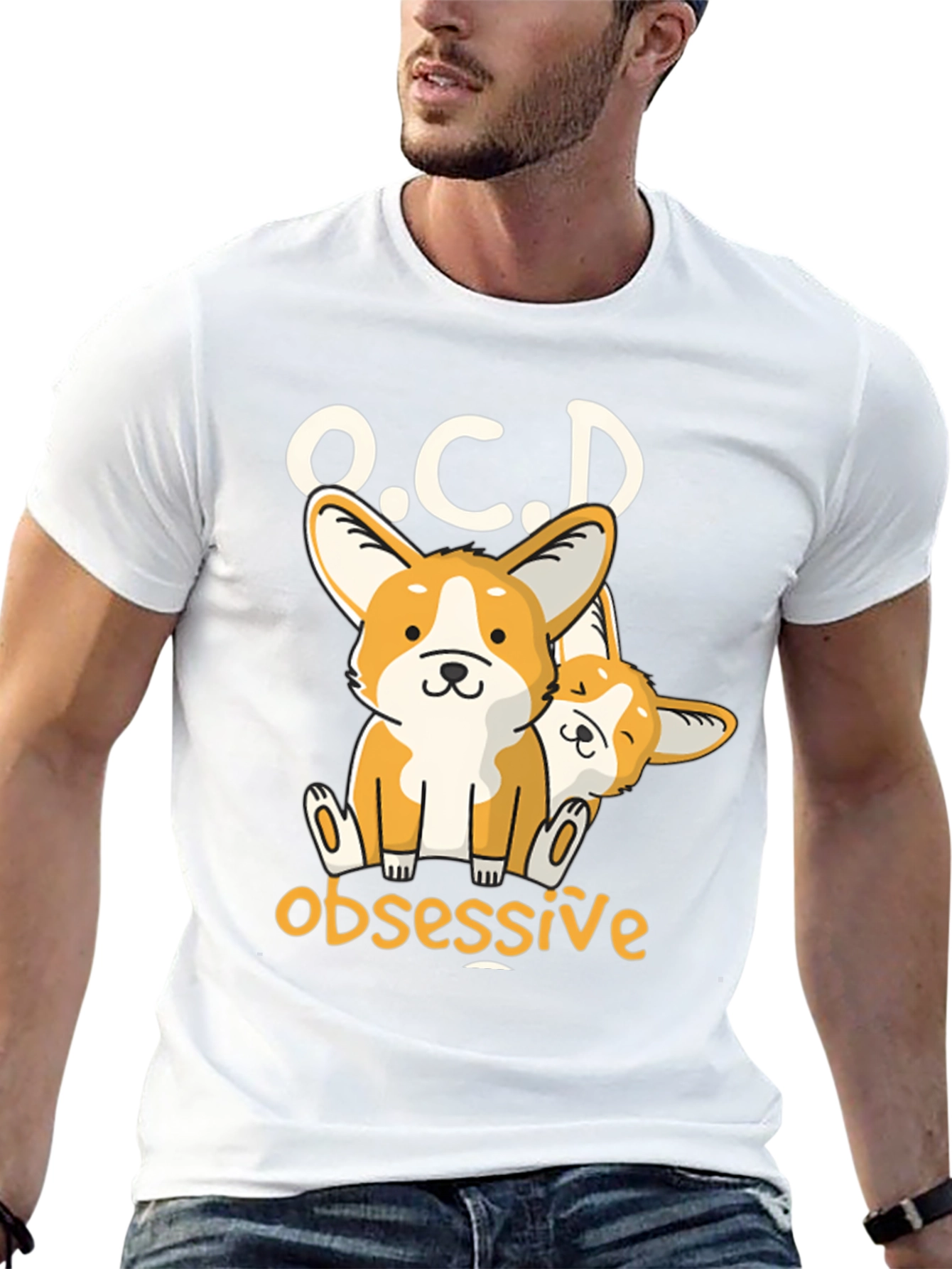 O.C.D Obsessive Corgi Dog T-Shirt