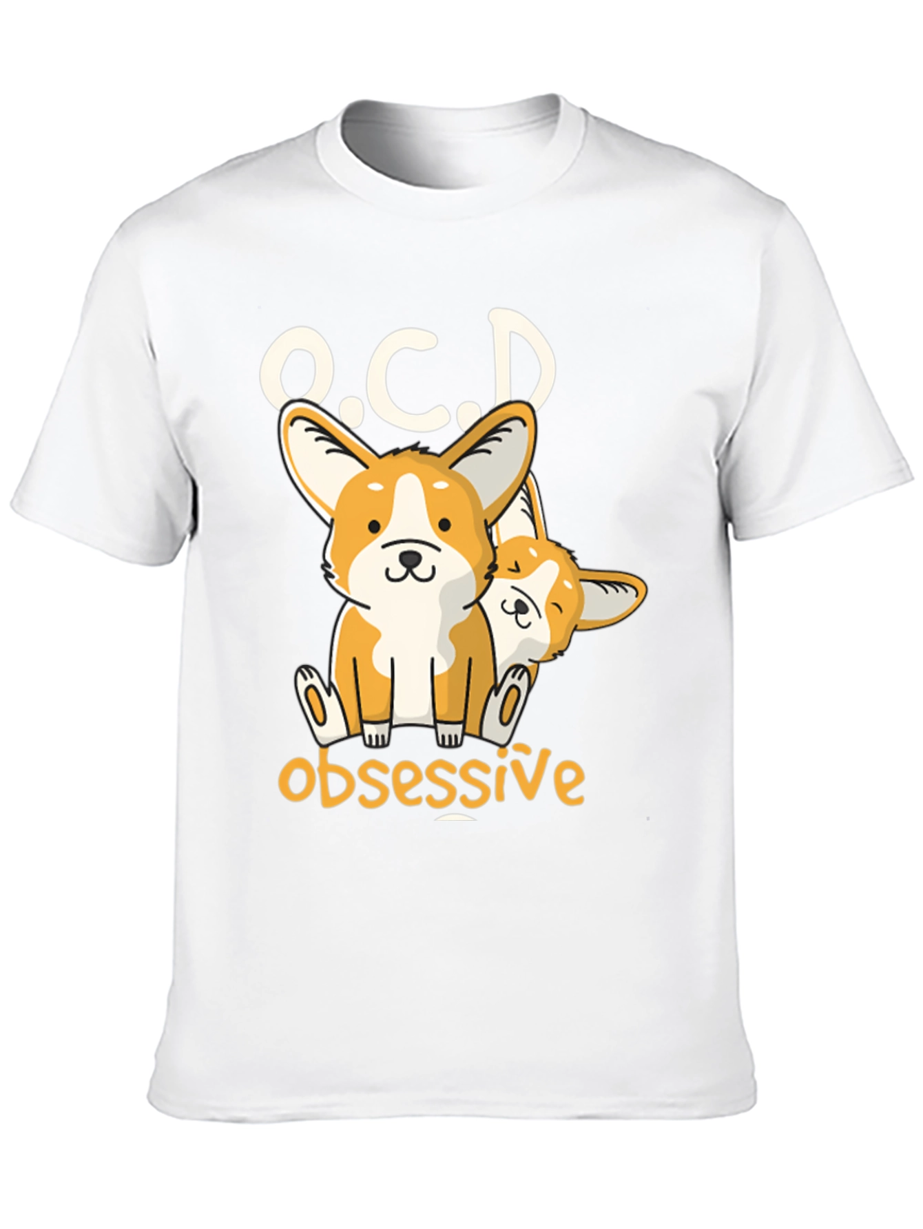 O.C.D Obsessive Corgi Dog T-Shirt