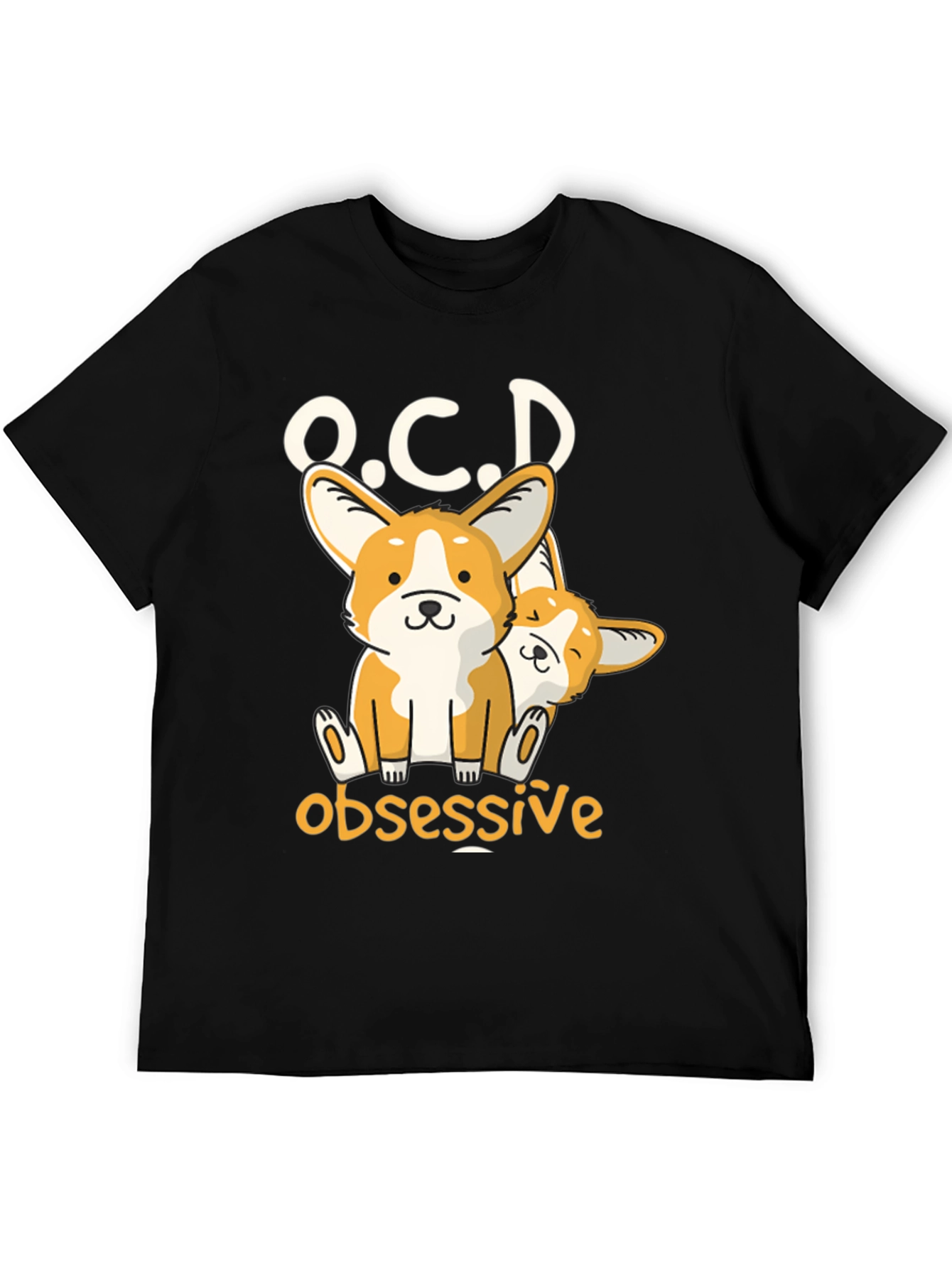 O.C.D Obsessive Corgi Dog T-Shirt