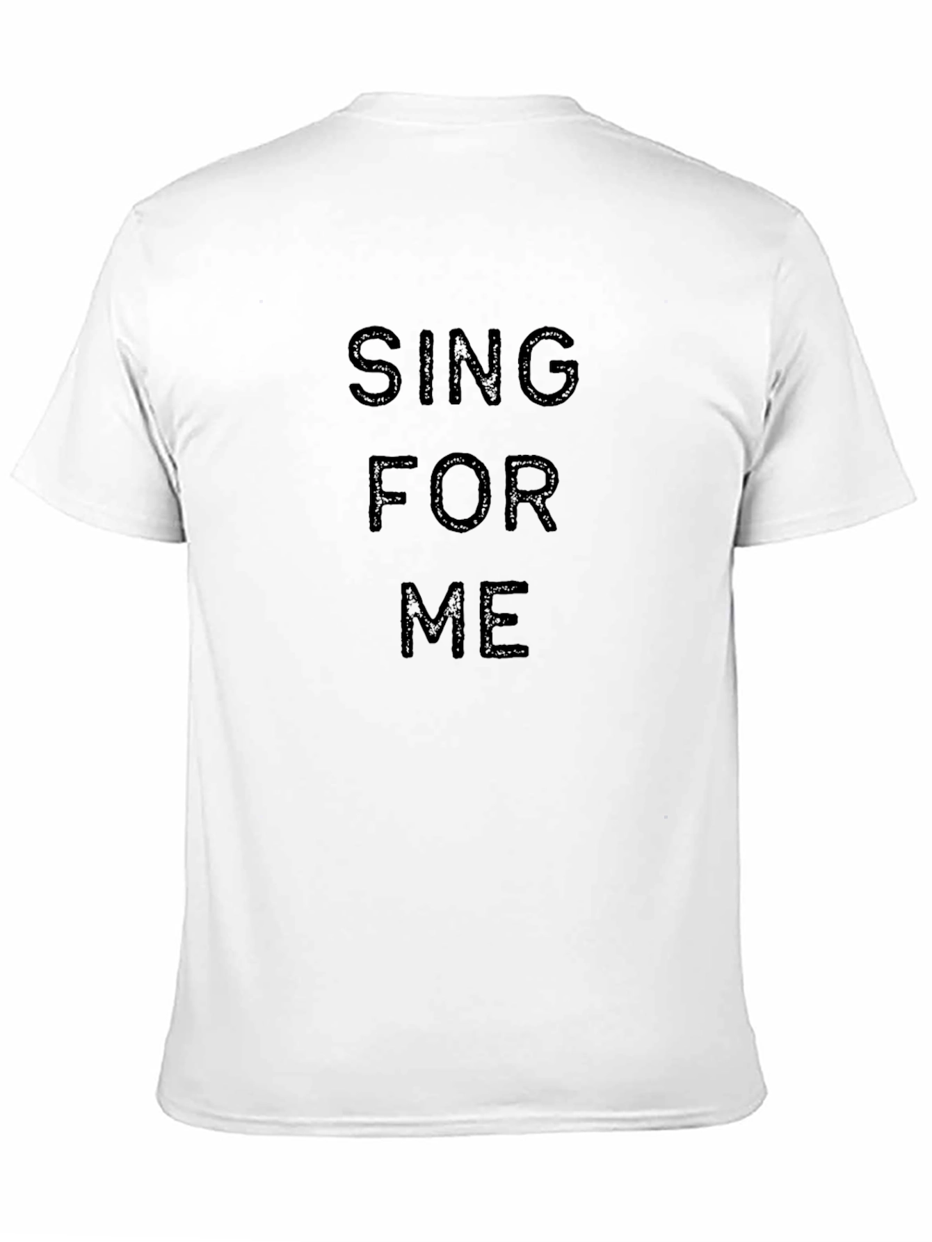 Sing For Me Graphic Black T-Shirt