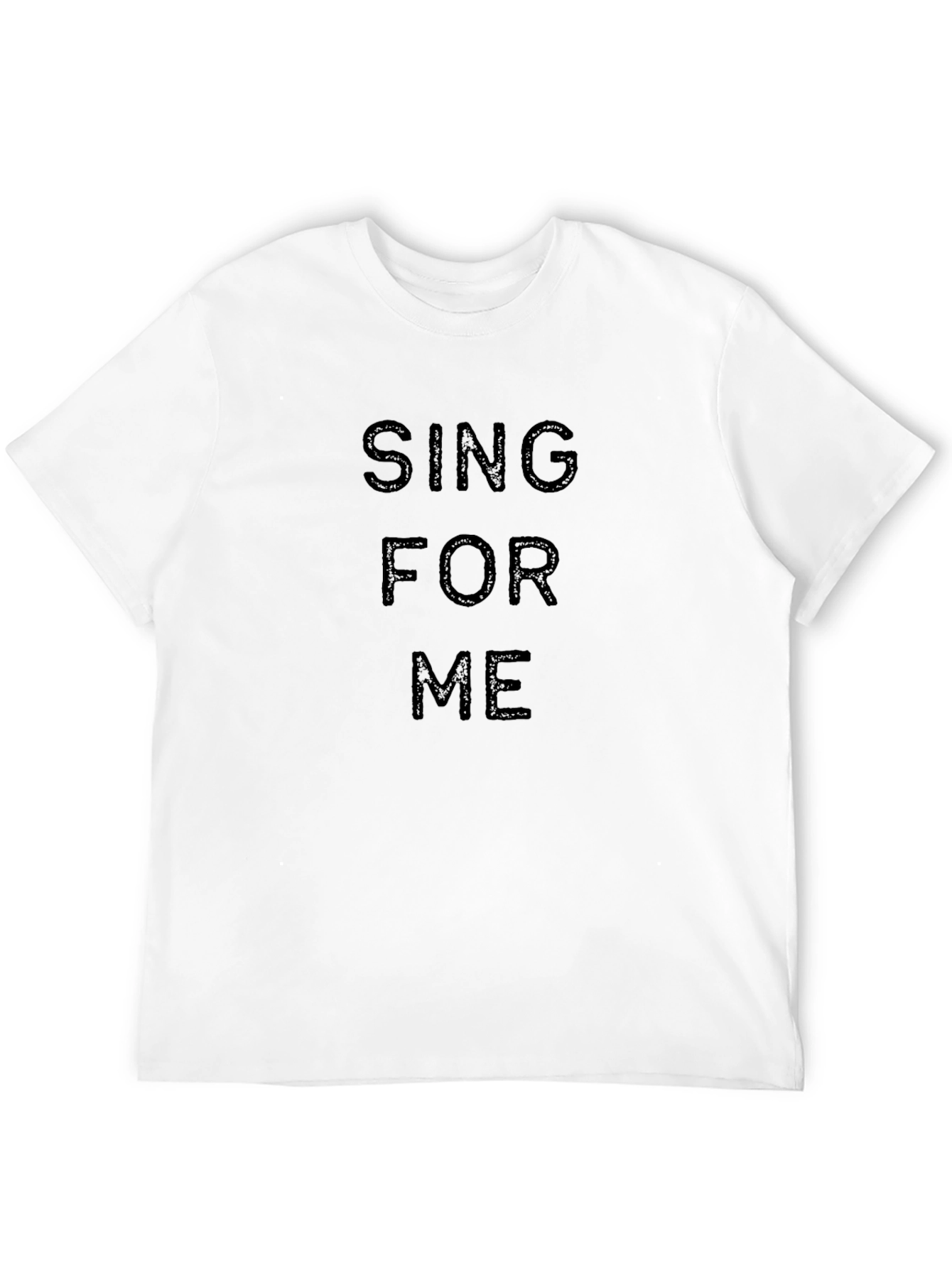 Sing For Me Graphic Black T-Shirt