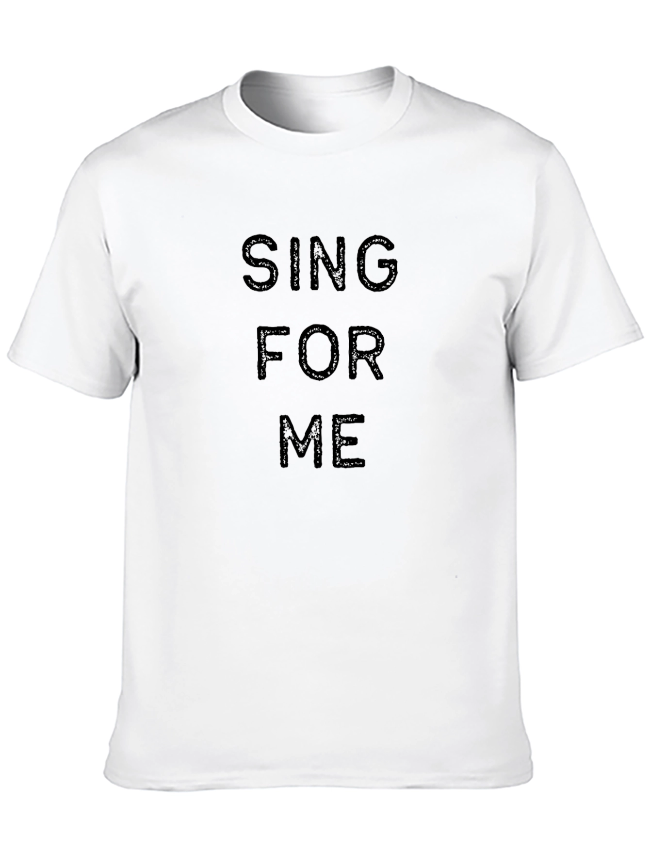 Sing For Me Graphic Black T-Shirt