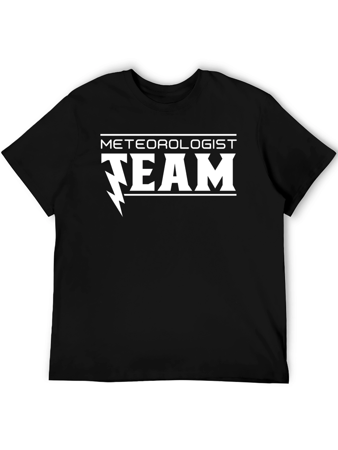 Meteorologist Team Graphic T-Shirt - Black