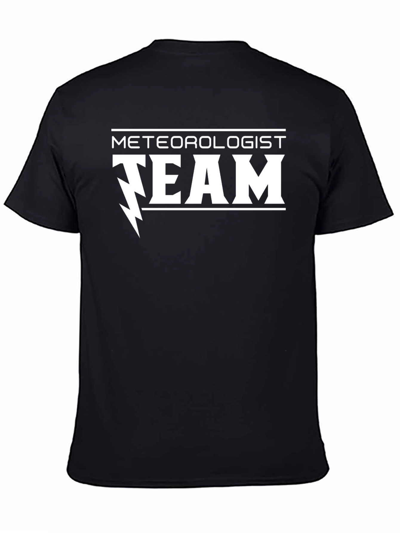 Meteorologist Team Graphic T-Shirt - Black