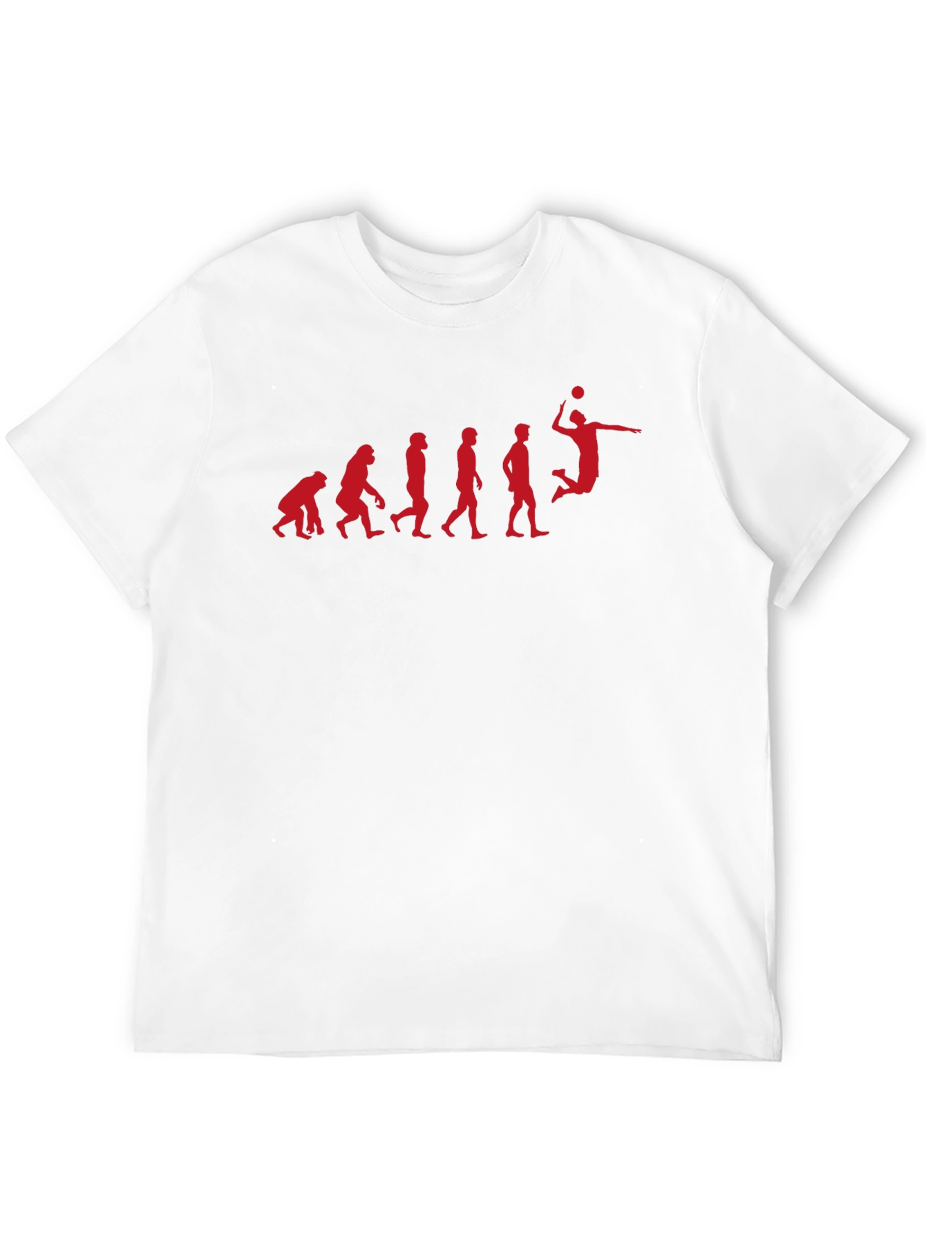 Volleyball Evolution Black T-Shirt