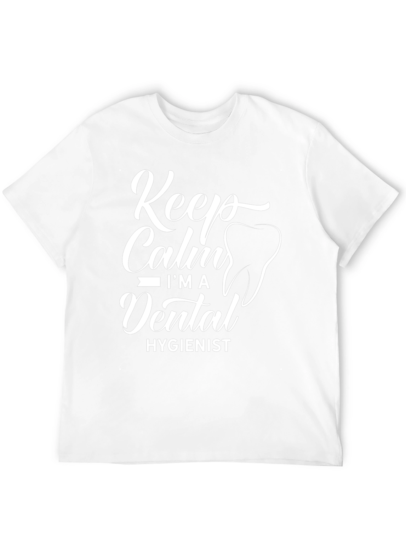 Keep Calm Dental Hygienist T-Shirt Black