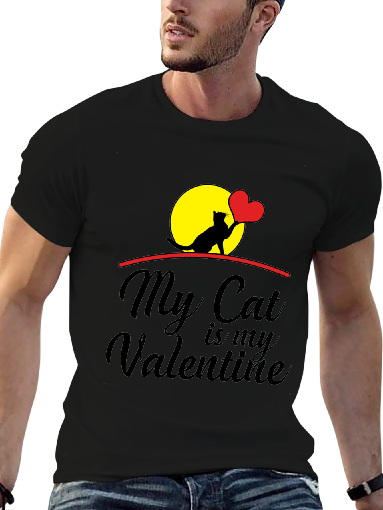 My Cat is My Valentine T-Shirt