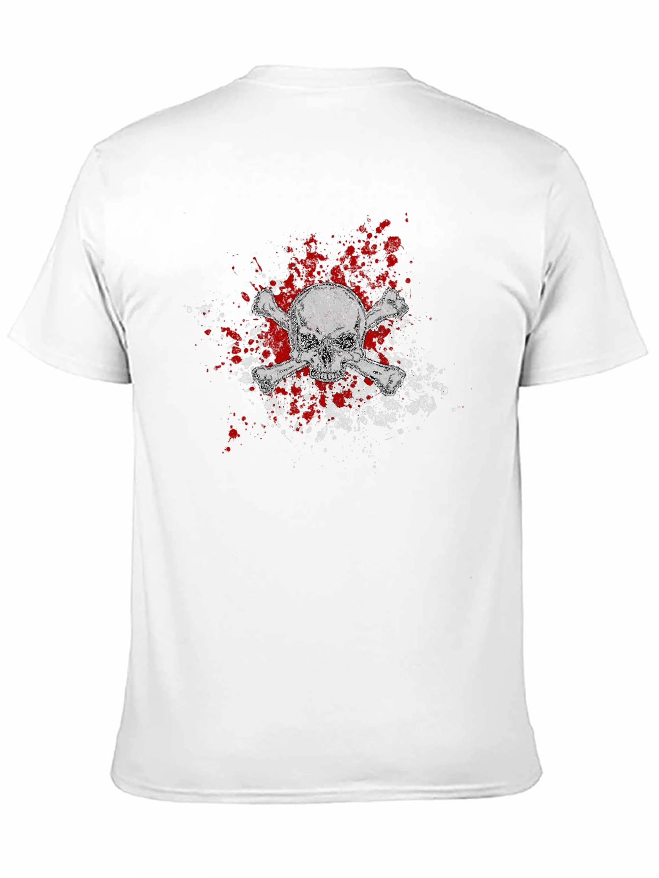 Skull & Crossbones Graphic Tee - Black