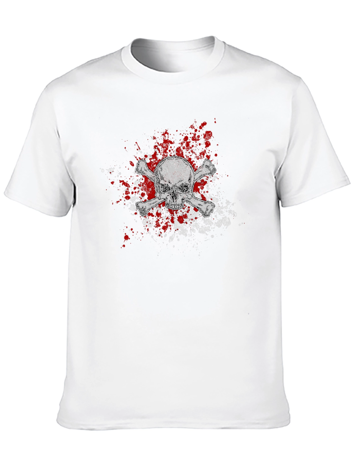 Skull & Crossbones Graphic Tee - Black