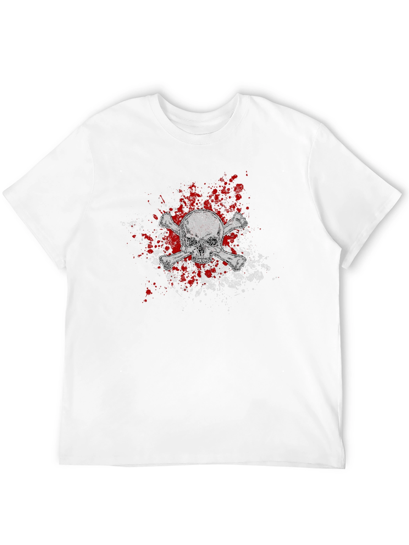 Skull & Crossbones Graphic Tee - Black