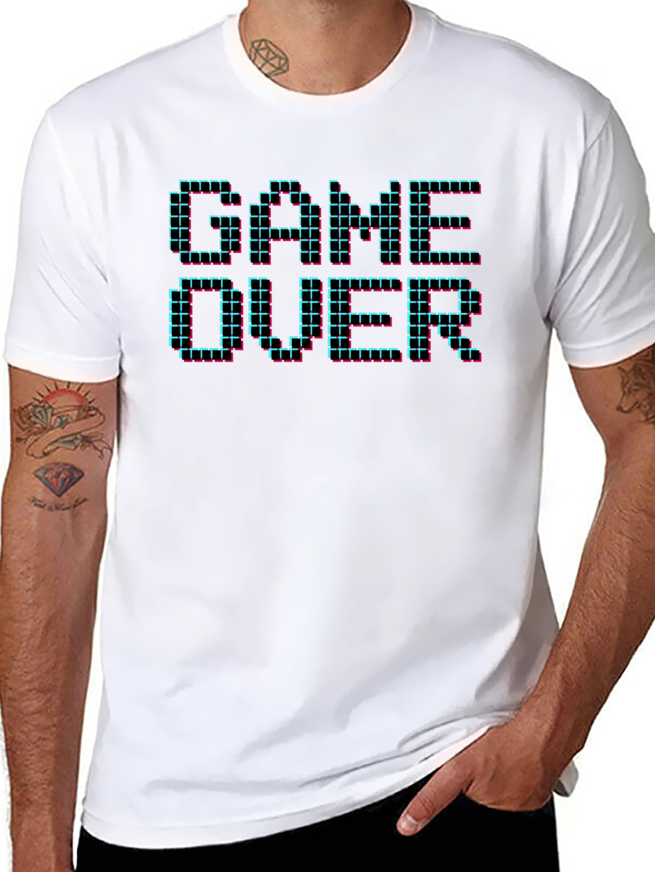 Retro Game Over Graphic T-Shirt