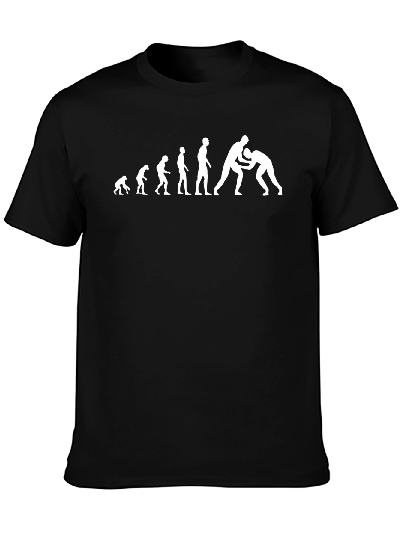 Evolution of Wrestling Black T-Shirt