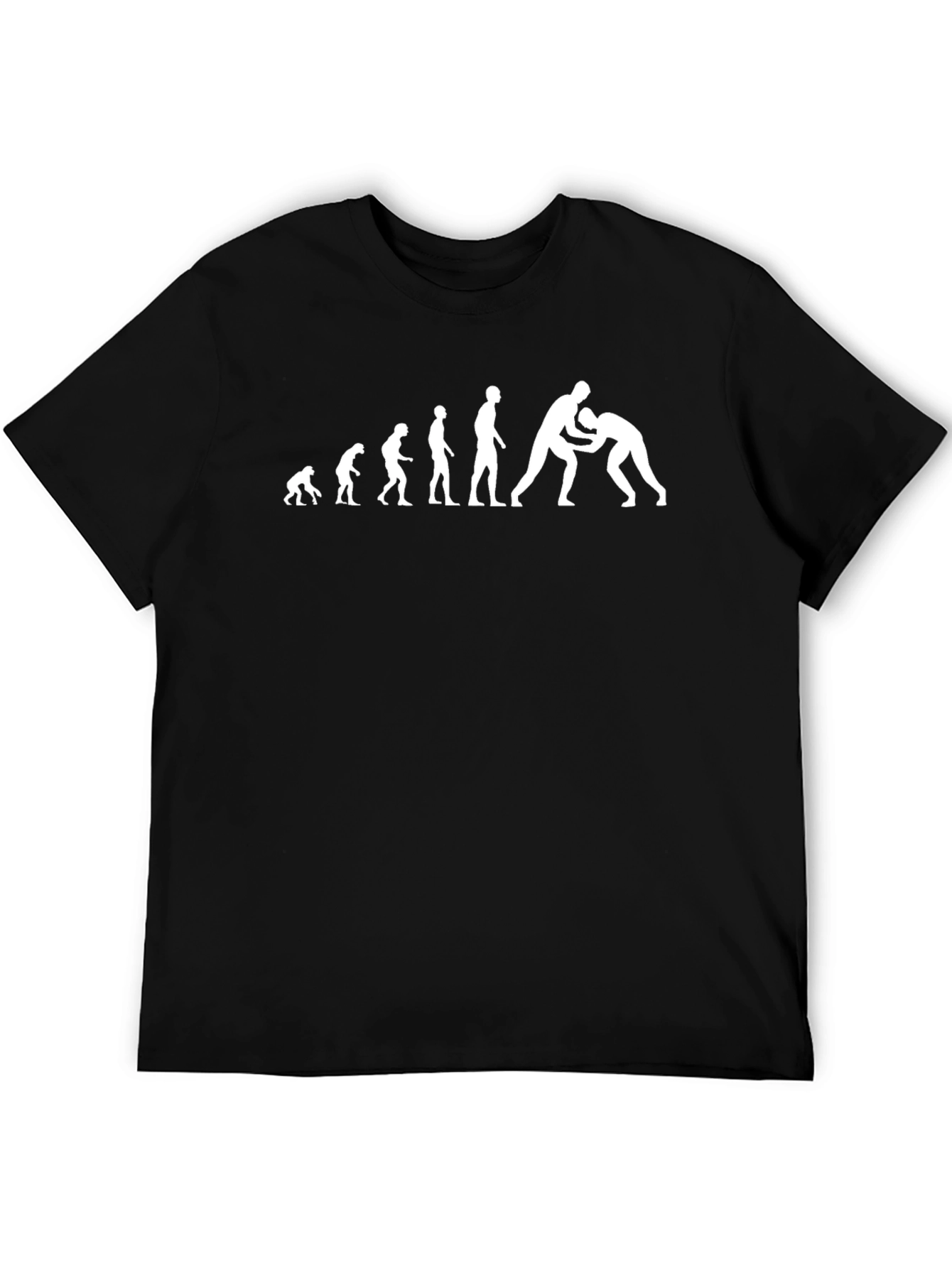 Evolution of Wrestling Black T-Shirt