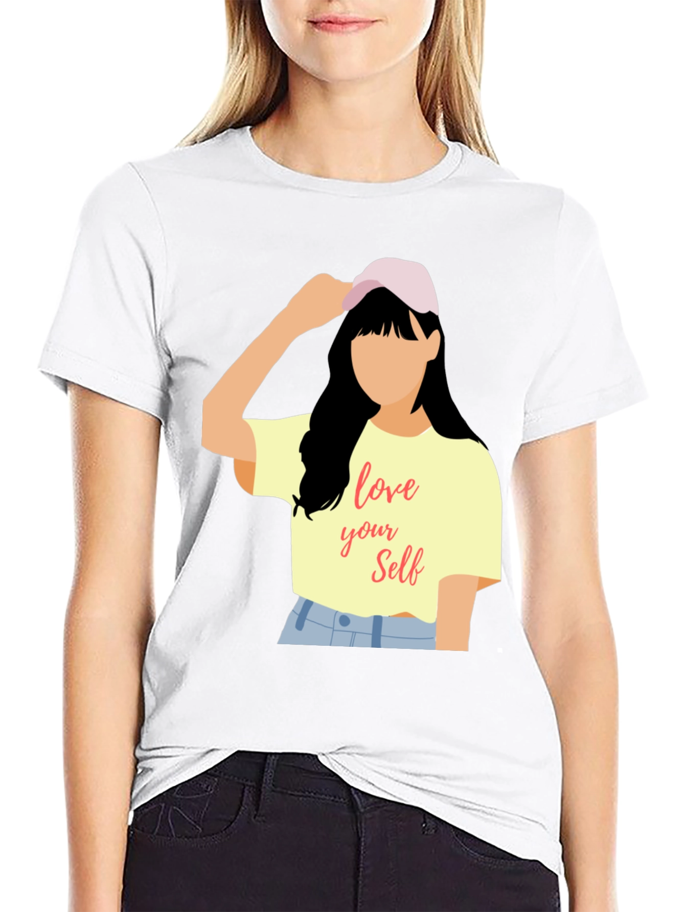 Love Yourself Graphic Tee - Trendy Casual Top