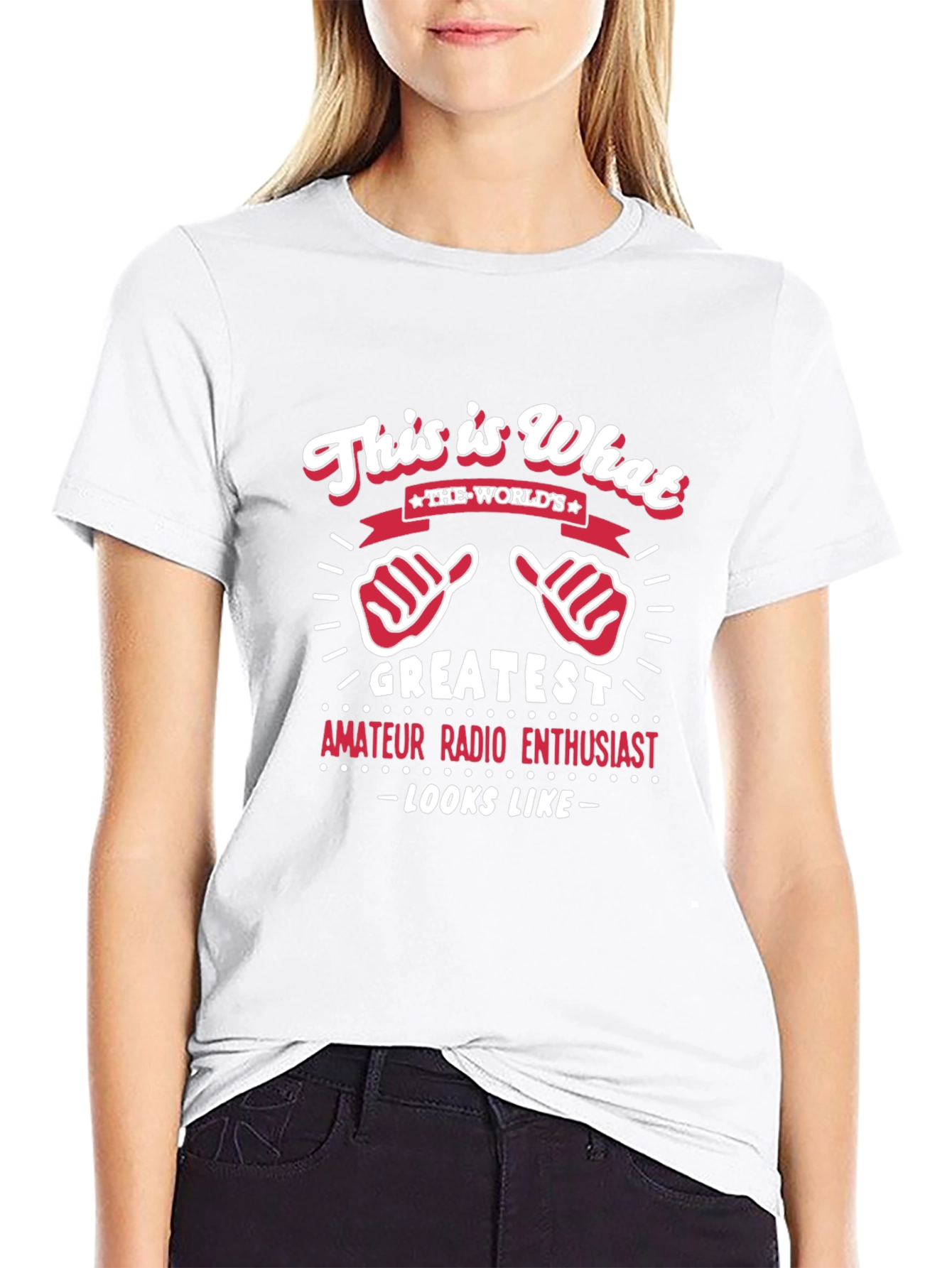 Greatest Amateur Radio Enthusiast Black T-Shirt