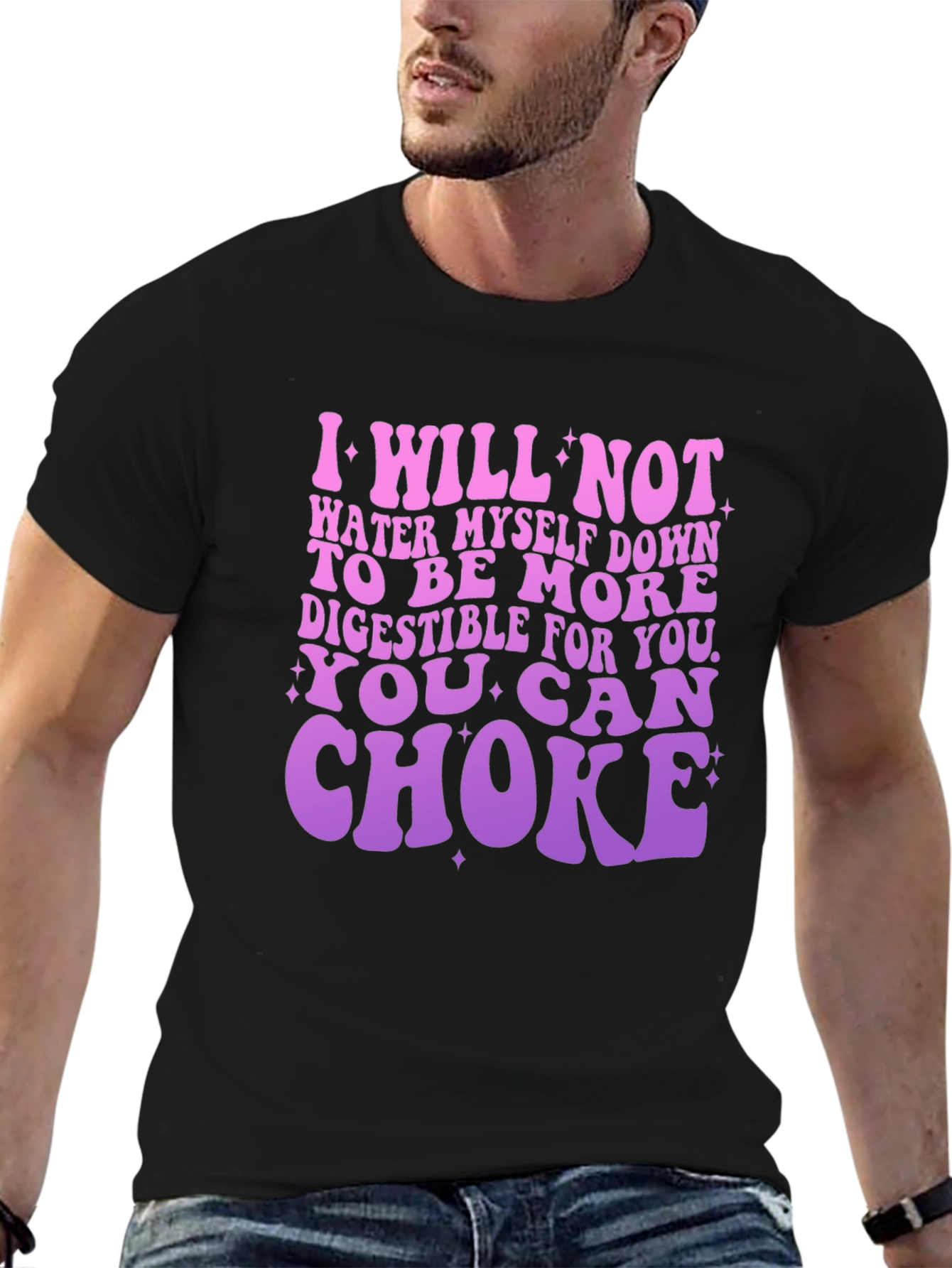 Empowering Graphic Tee: I Will Not Water Myself Down