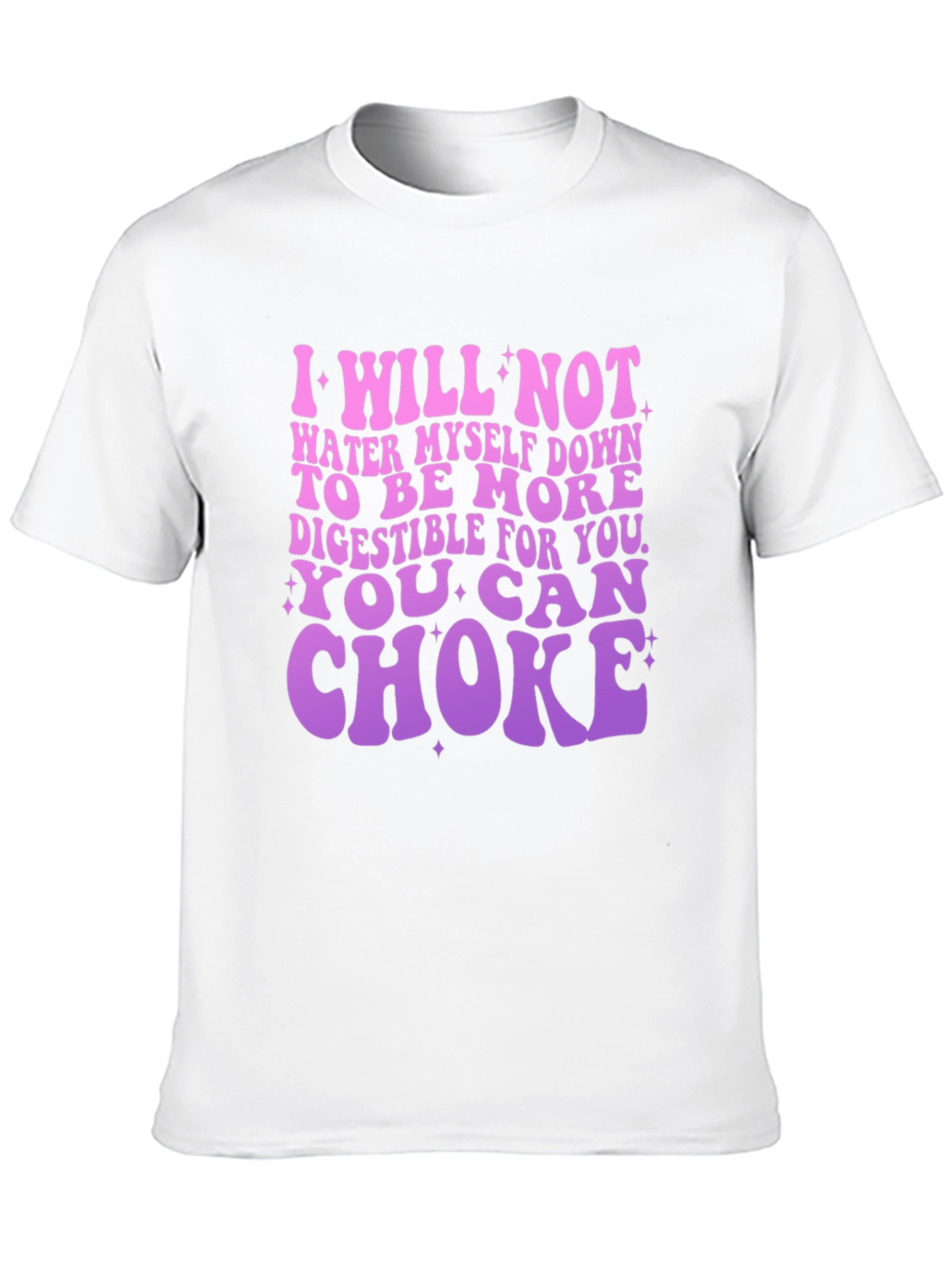 Empowering Graphic Tee: I Will Not Water Myself Down