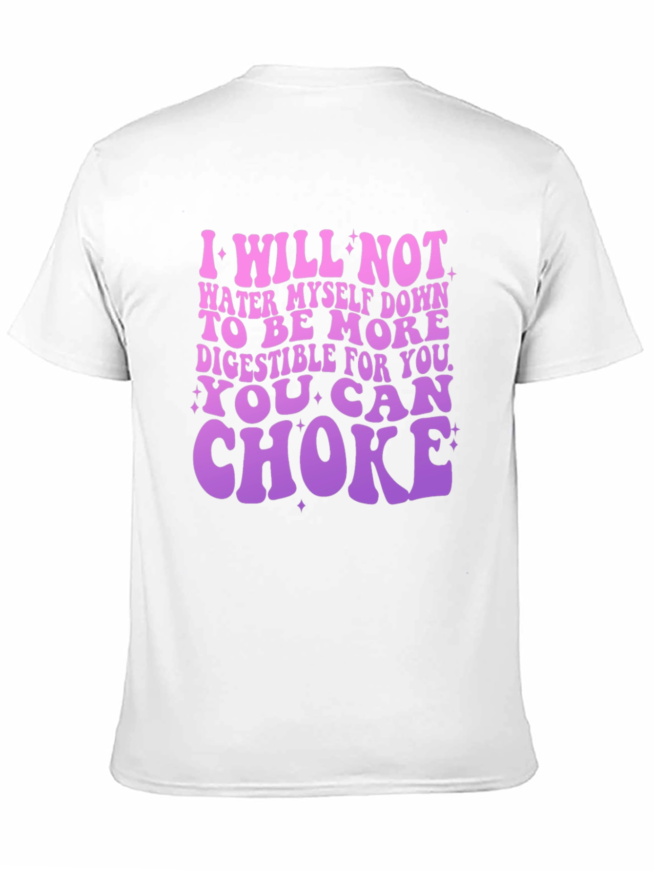 Empowering Graphic Tee: I Will Not Water Myself Down