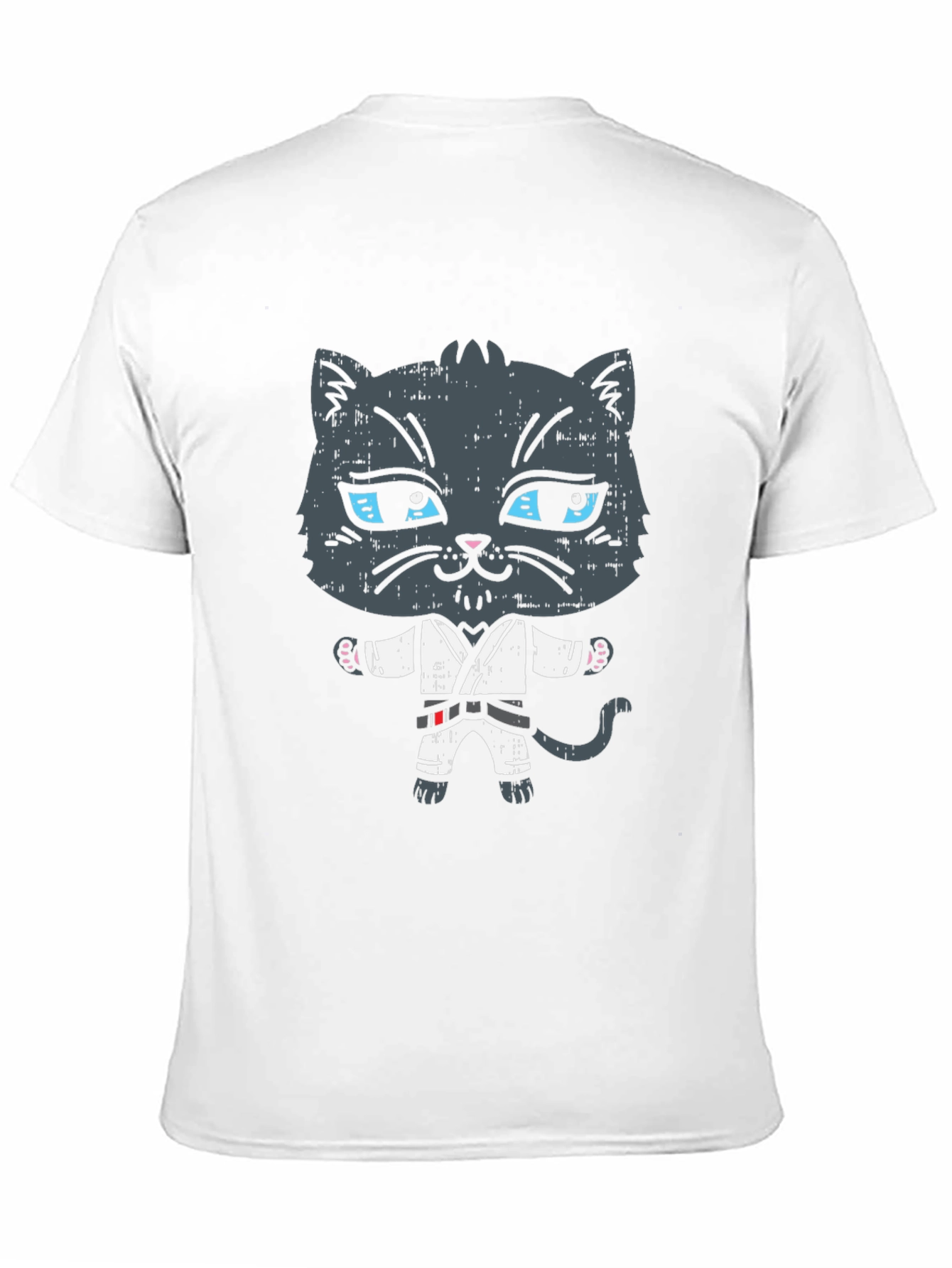 Karate Cat T-Shirt - Martial Arts Kitten Tee