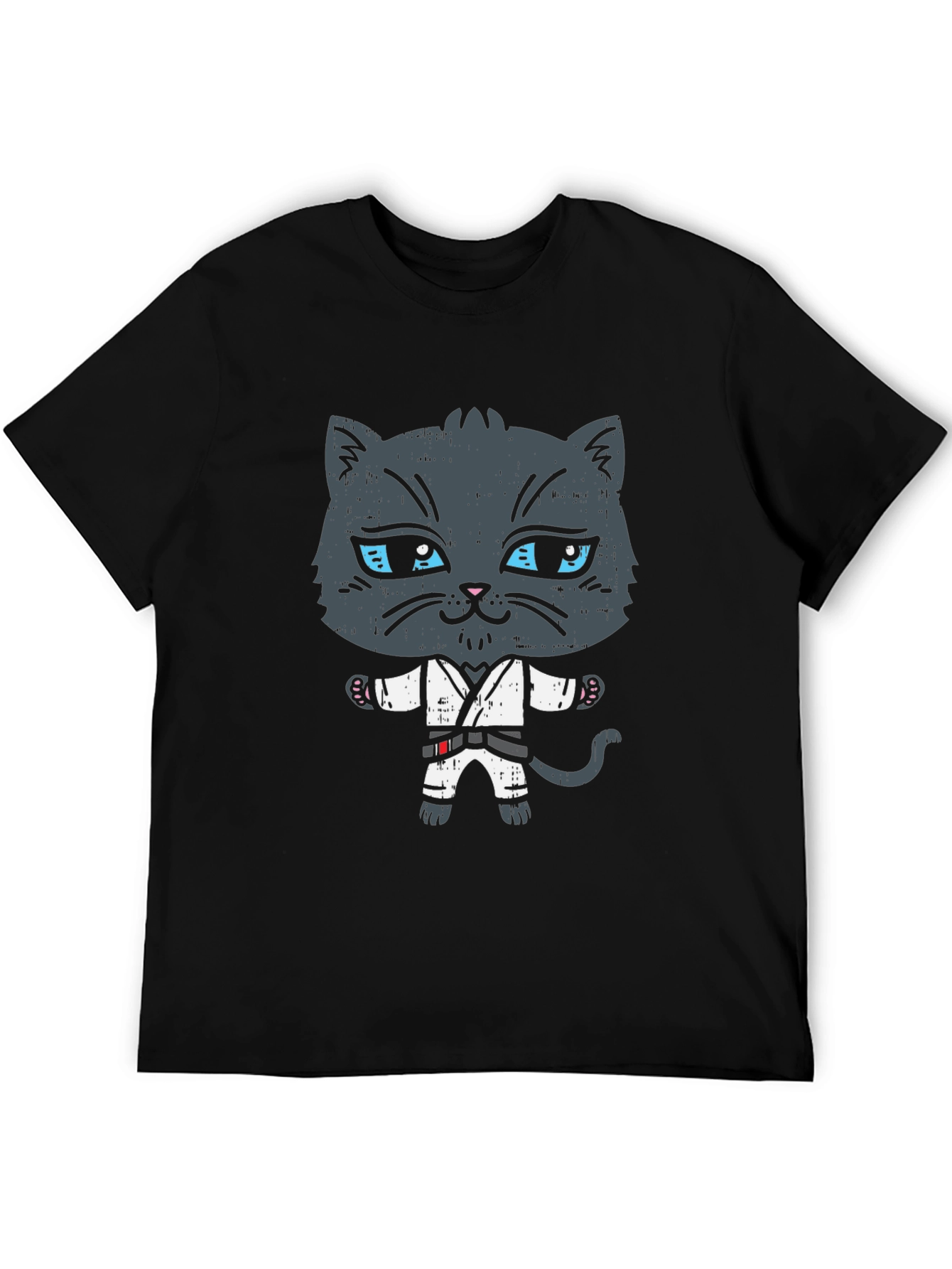 Karate Cat T-Shirt - Martial Arts Kitten Tee