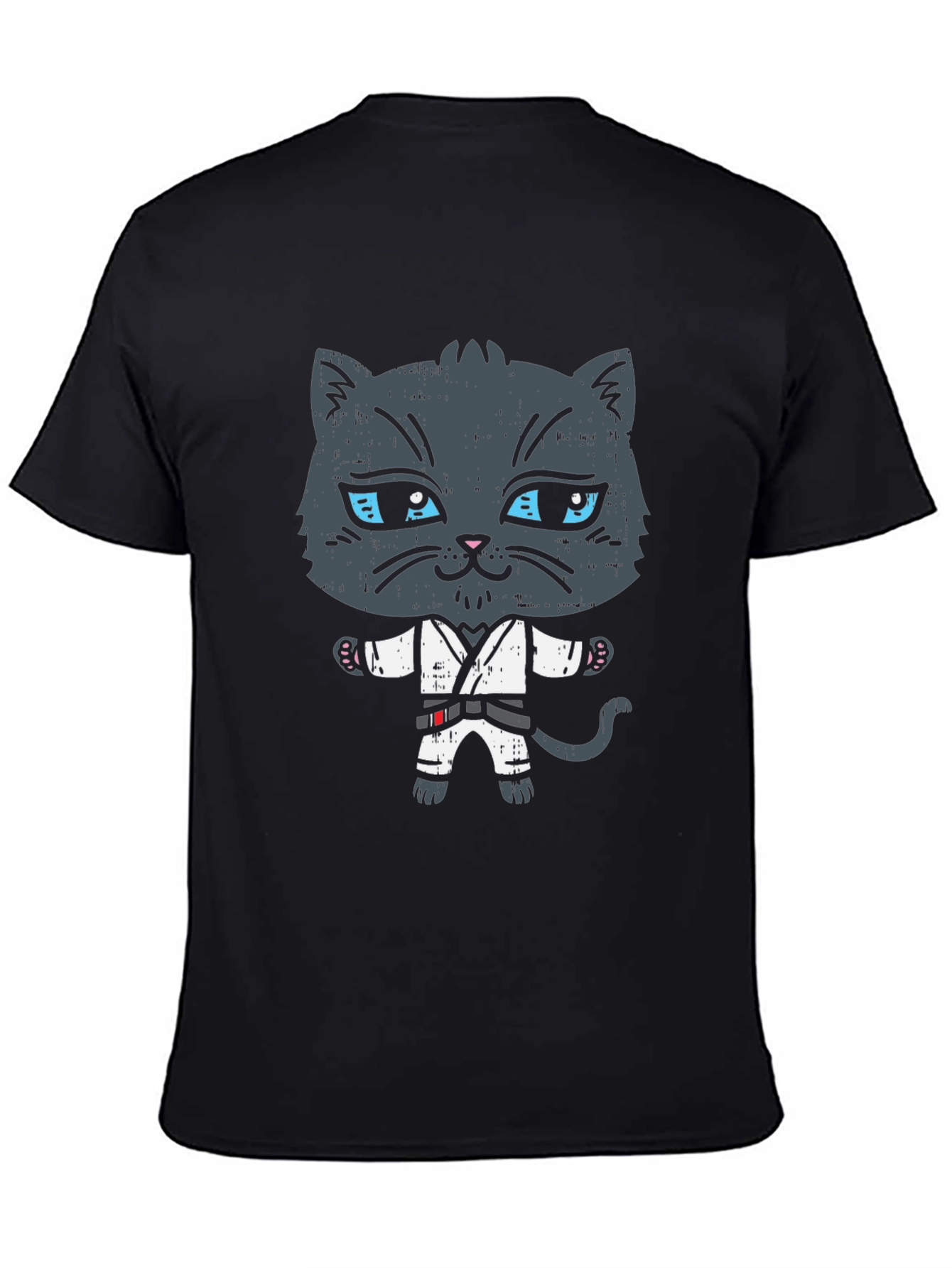 Karate Cat T-Shirt - Martial Arts Kitten Tee