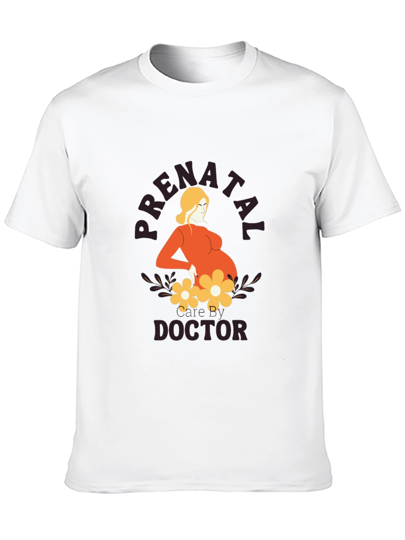 Prenatal Doctor Graphic Tee - Black Unisex T-Shirt
