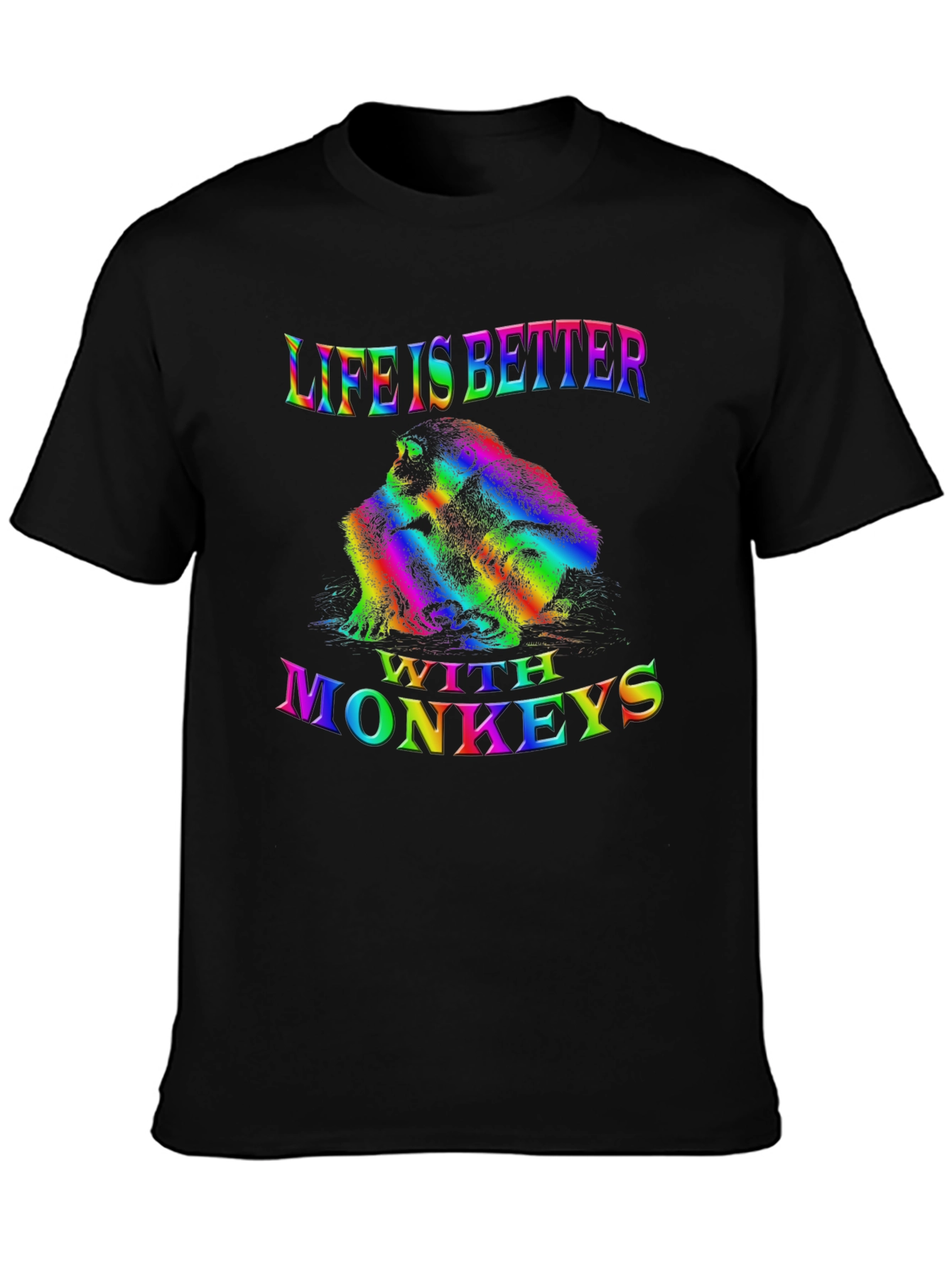 Life is Better with Monkeys Tee