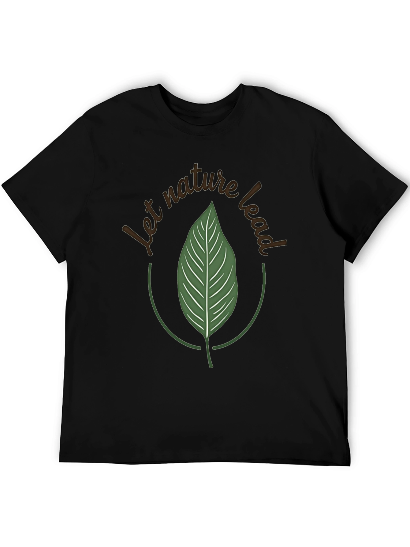 Nature Lead Graphic Tee - Eco-Friendly Design