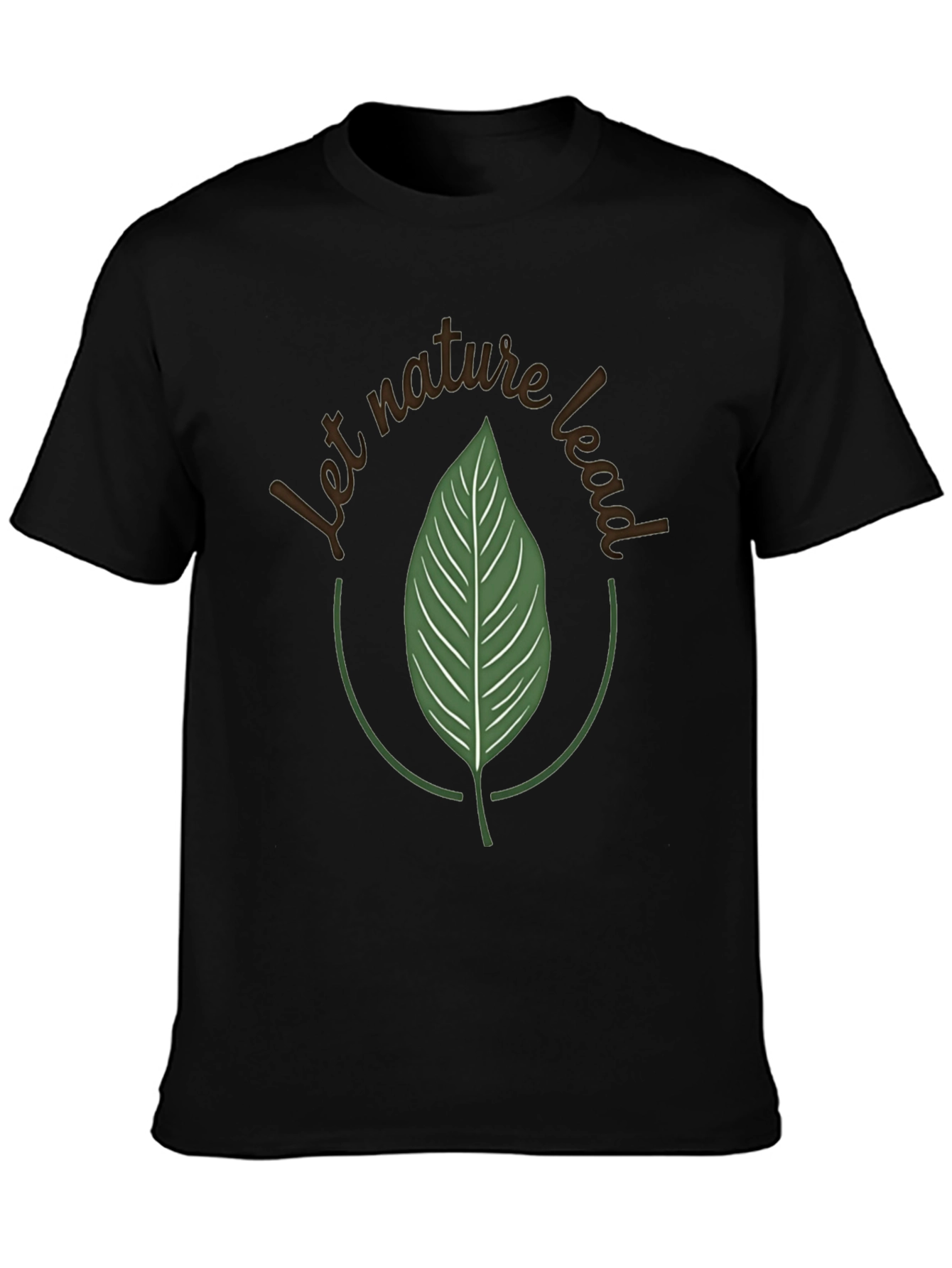 Nature Lead Graphic Tee - Eco-Friendly Design
