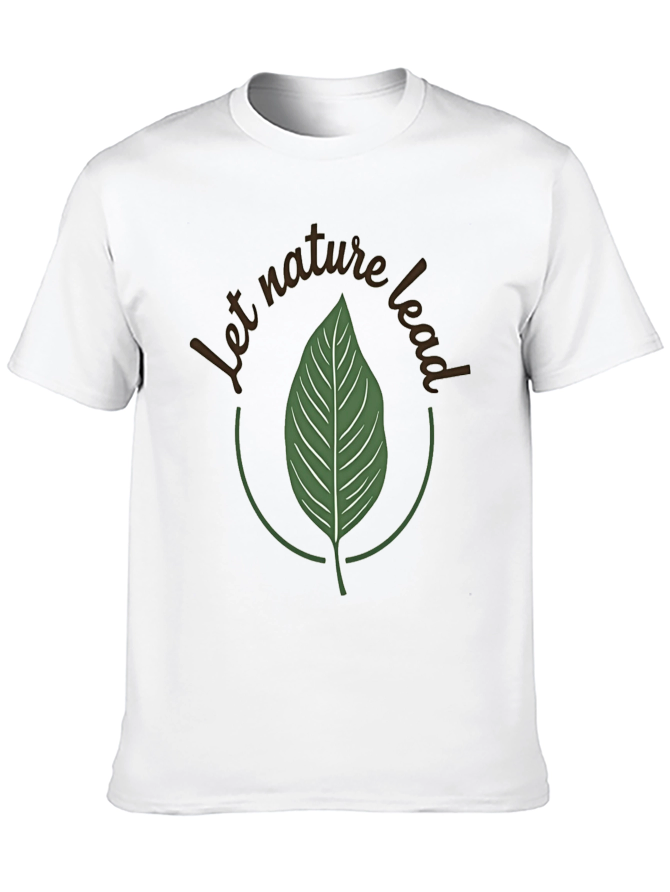 Nature Lead Graphic Tee - Eco-Friendly Design