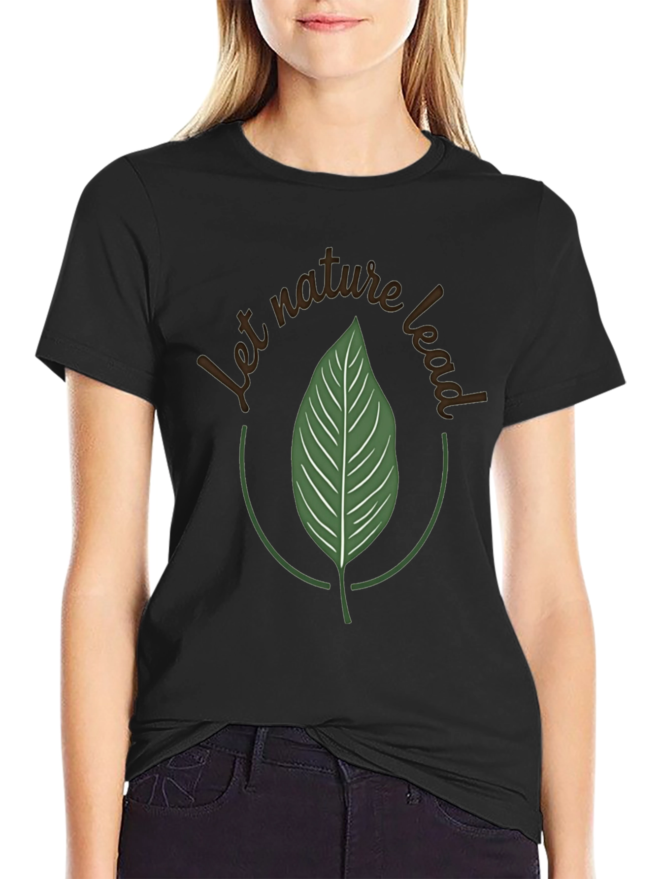 Nature Lead Graphic Tee - Eco-Friendly Design