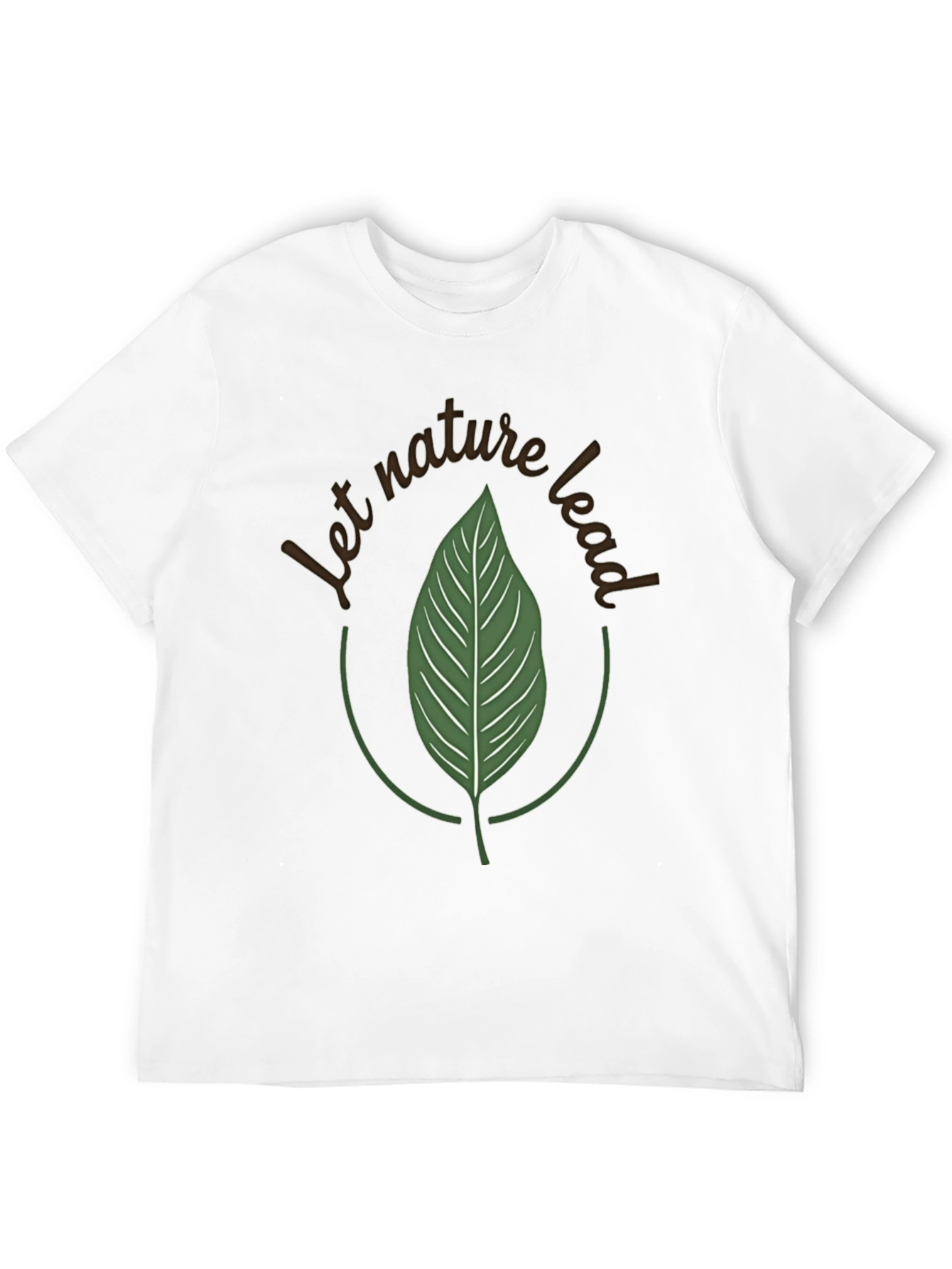 Nature Lead Graphic Tee - Eco-Friendly Design